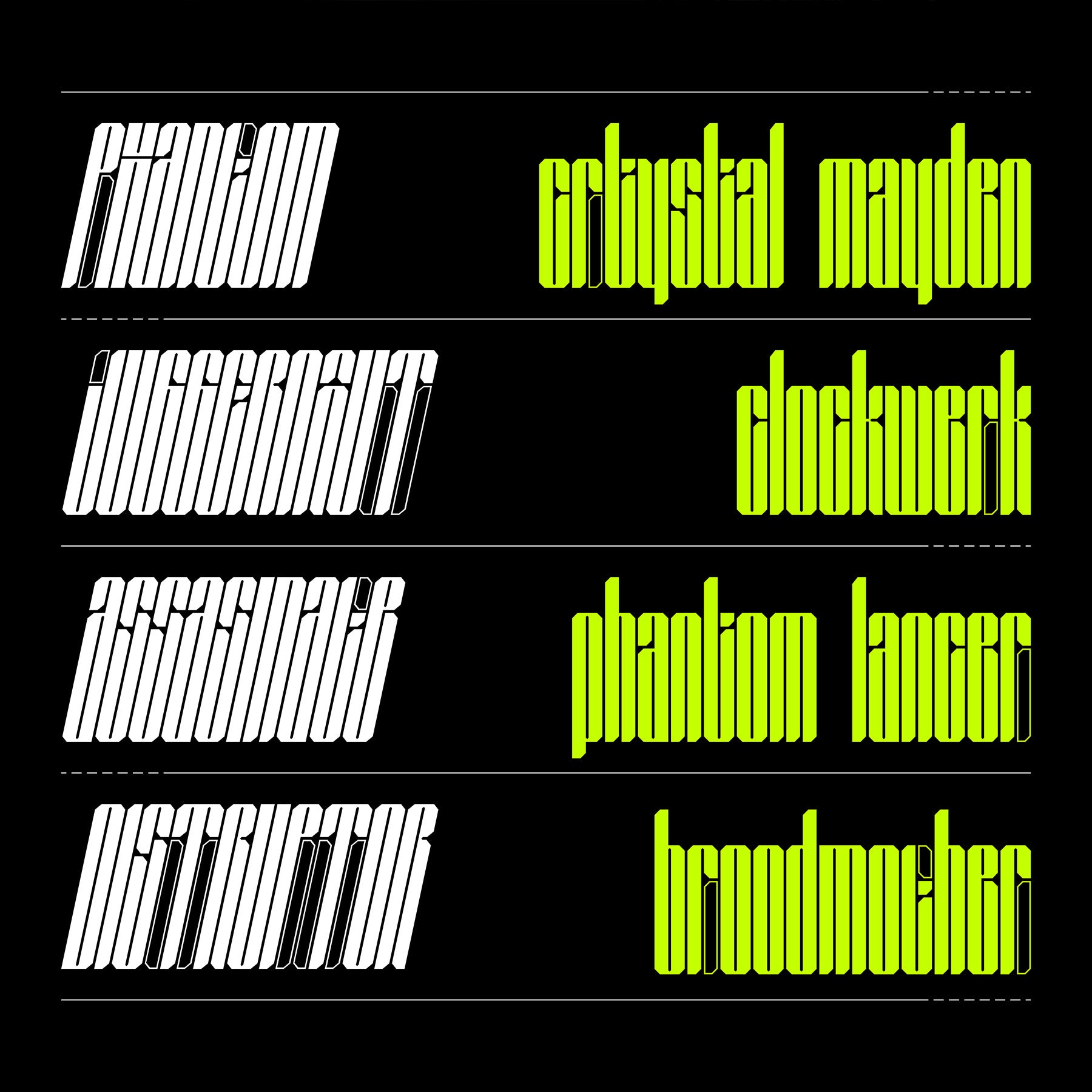 SEGAPUNK Typeface - secret-cache