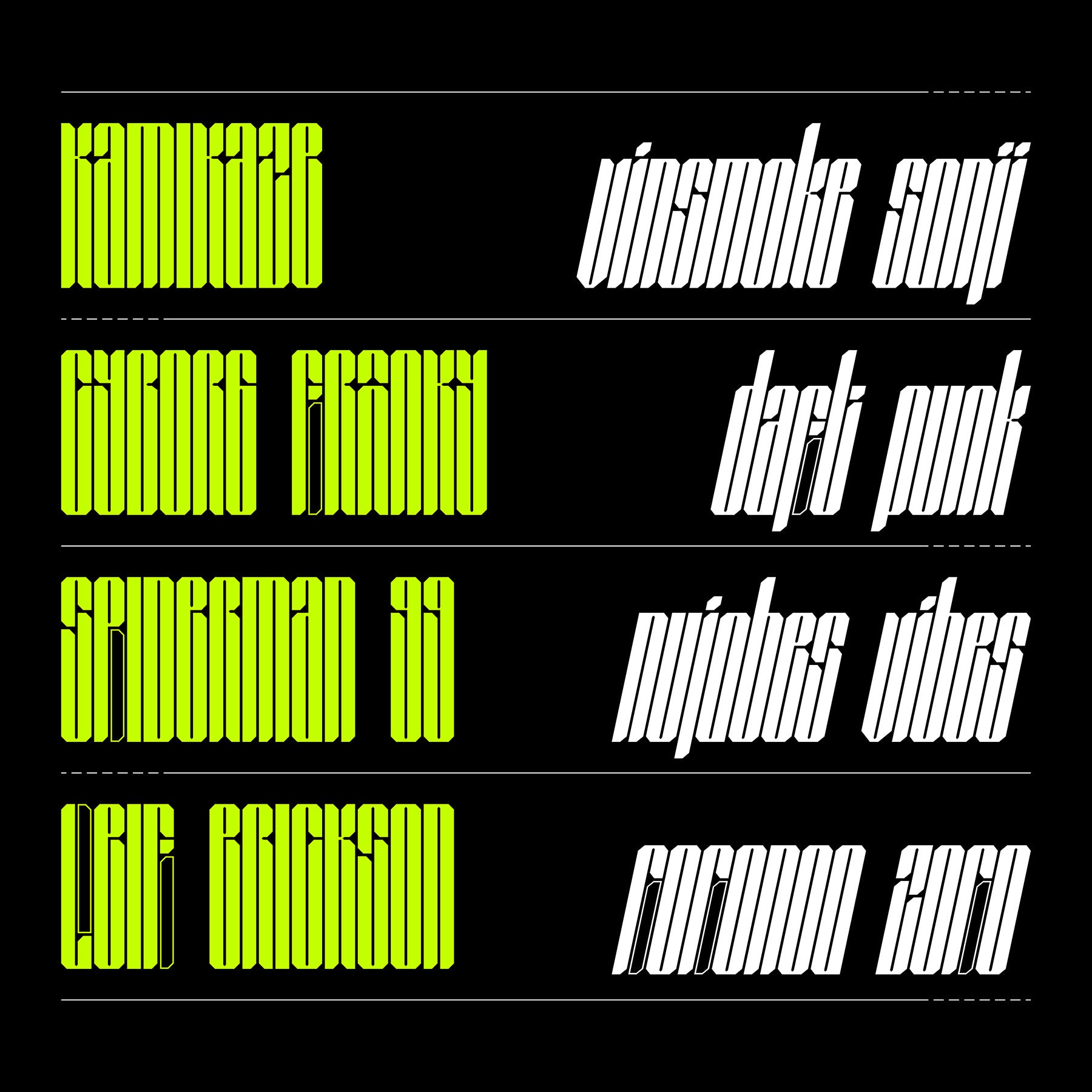 SEGAPUNK Typeface - secret-cache