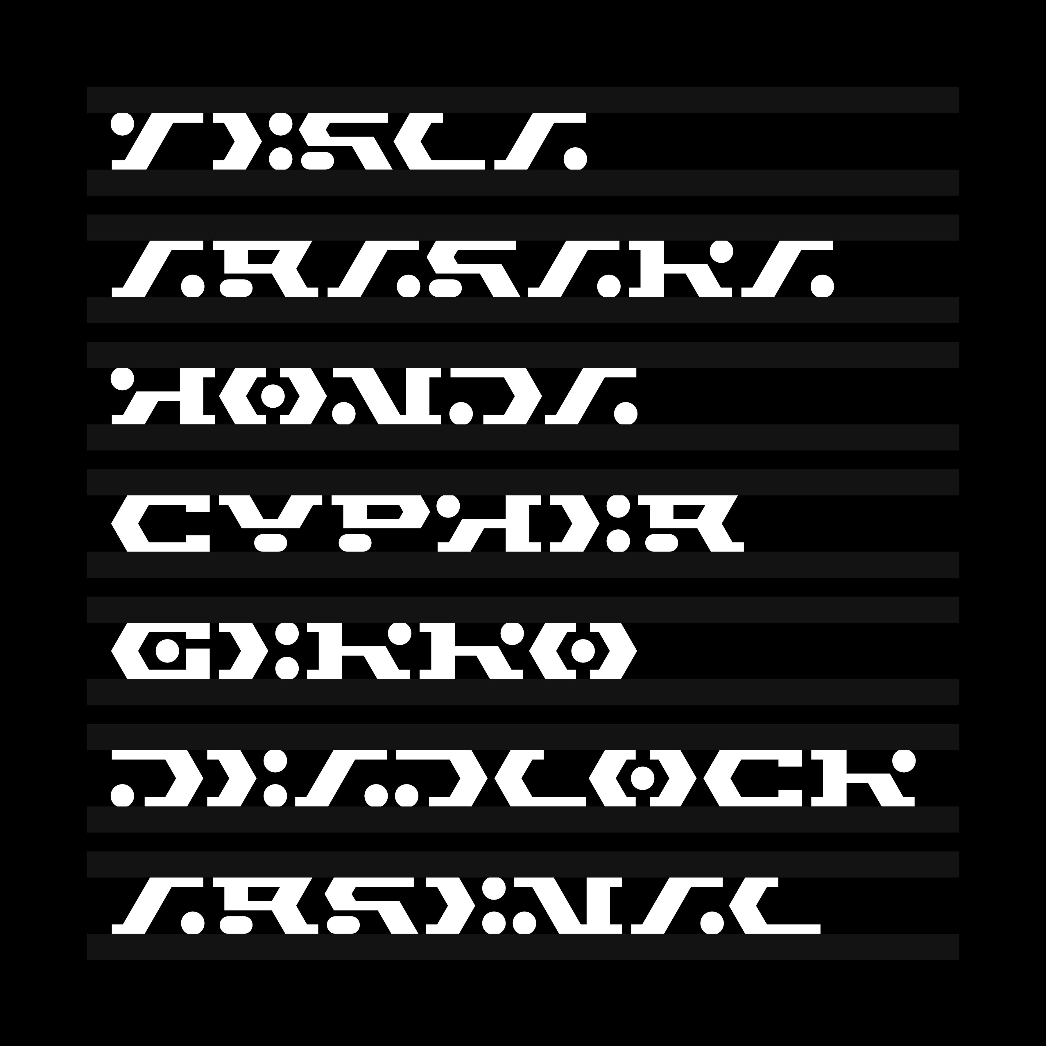 SENO Typeface - secret-cache