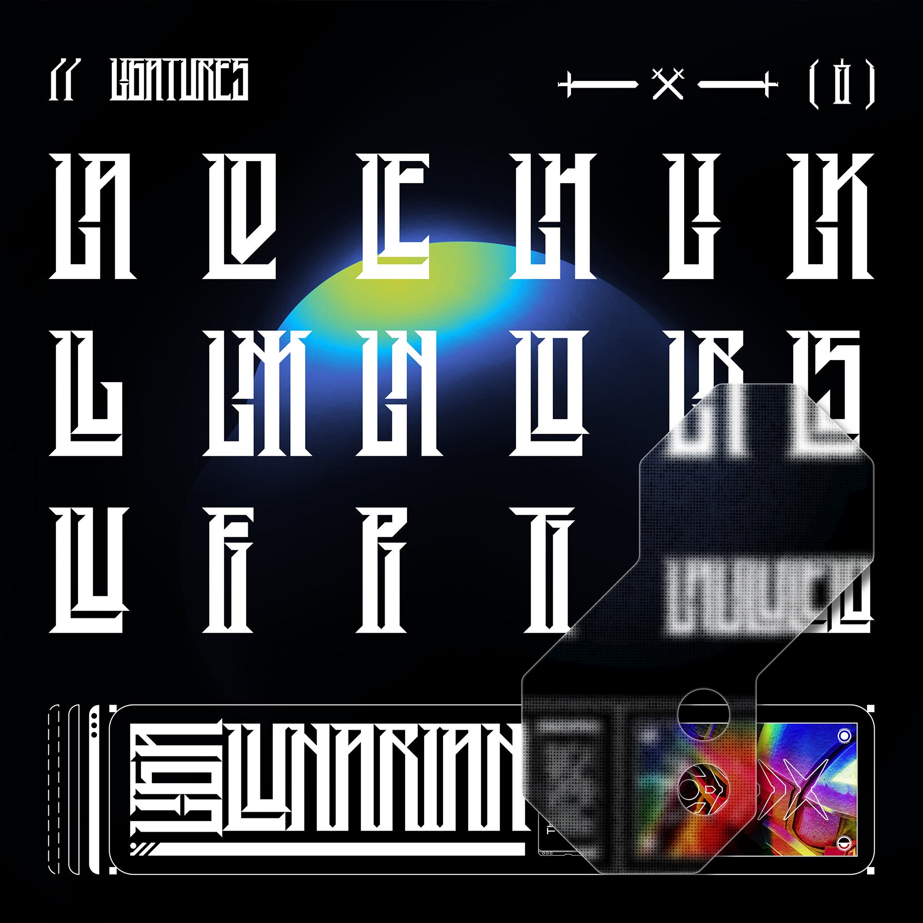 XYB3R Typeface - secret-cache