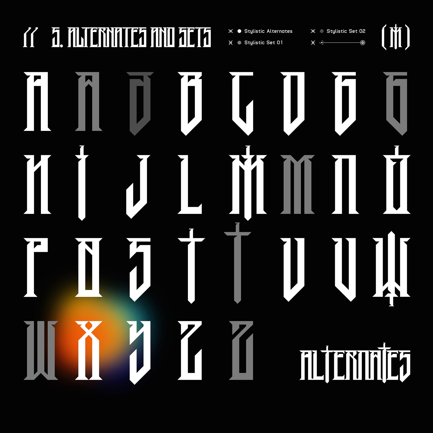 XYB3R Typeface - secret-cache