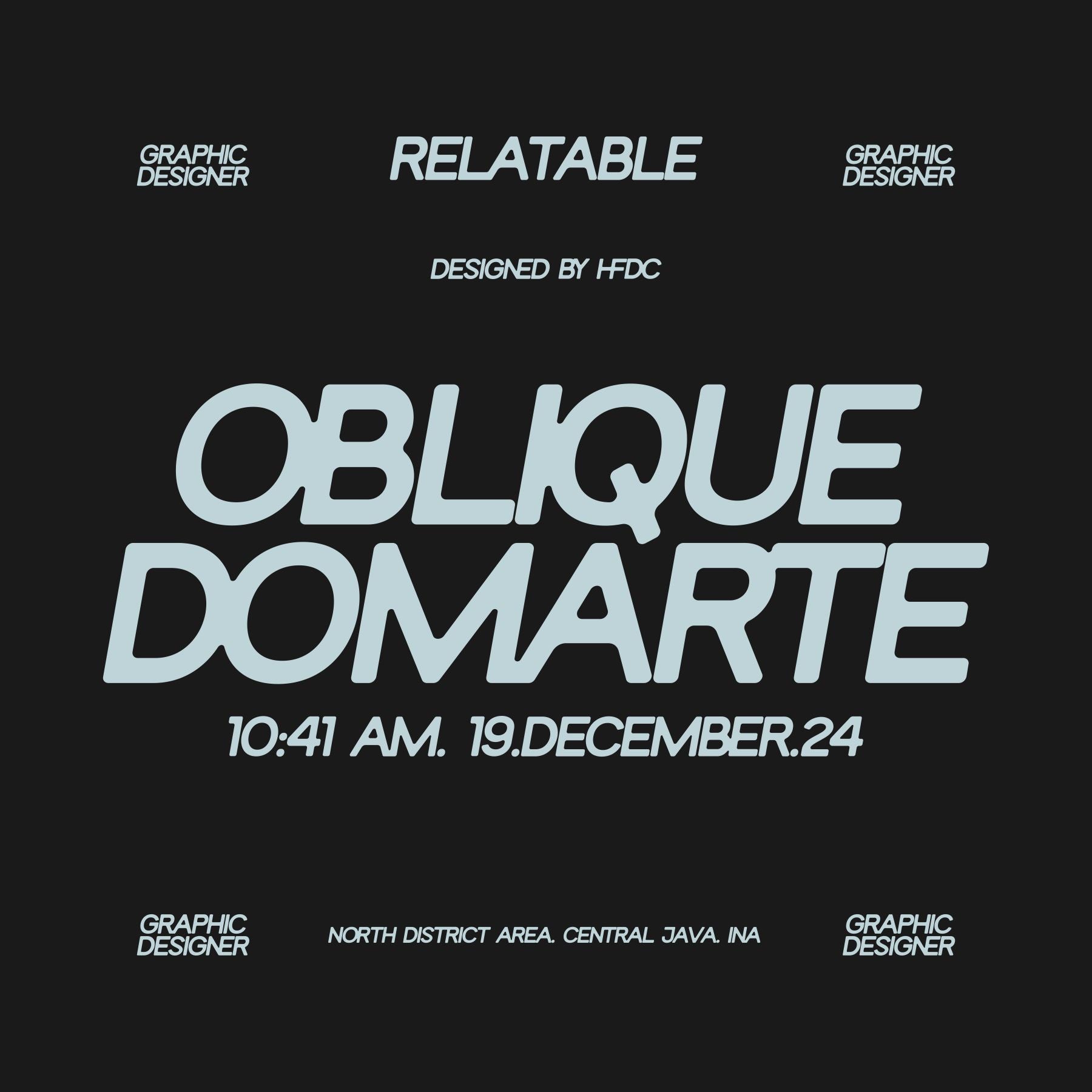 Domarte Display Typeface - secret-cache