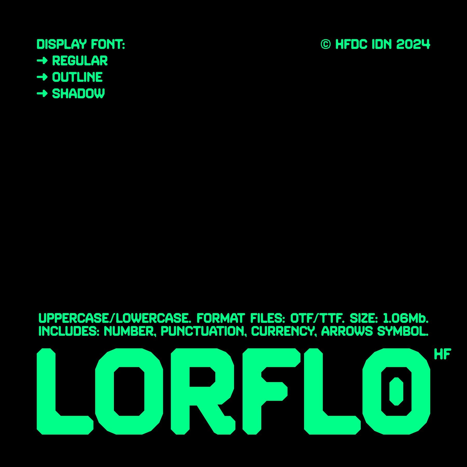 HF LORFLO DISPLAY - secret-cache