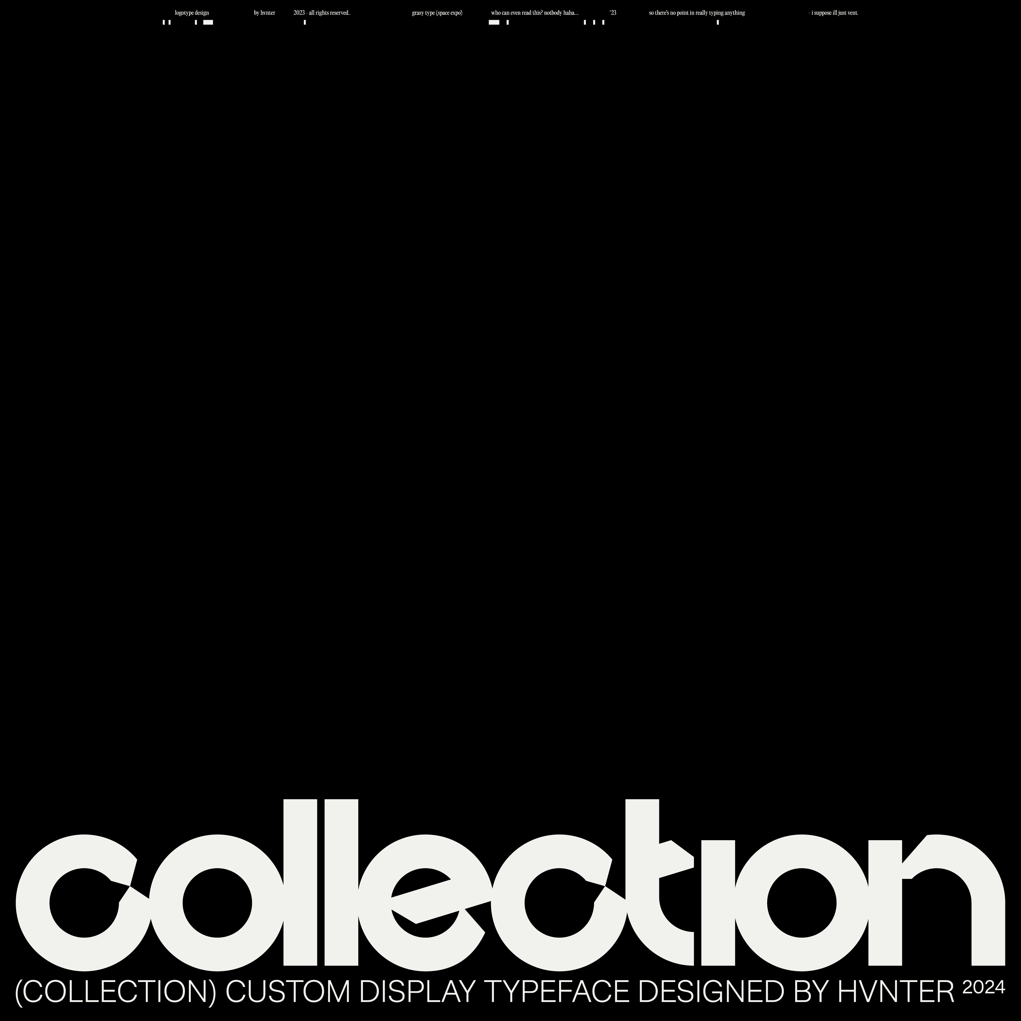 Collection Typeface - secret-cache