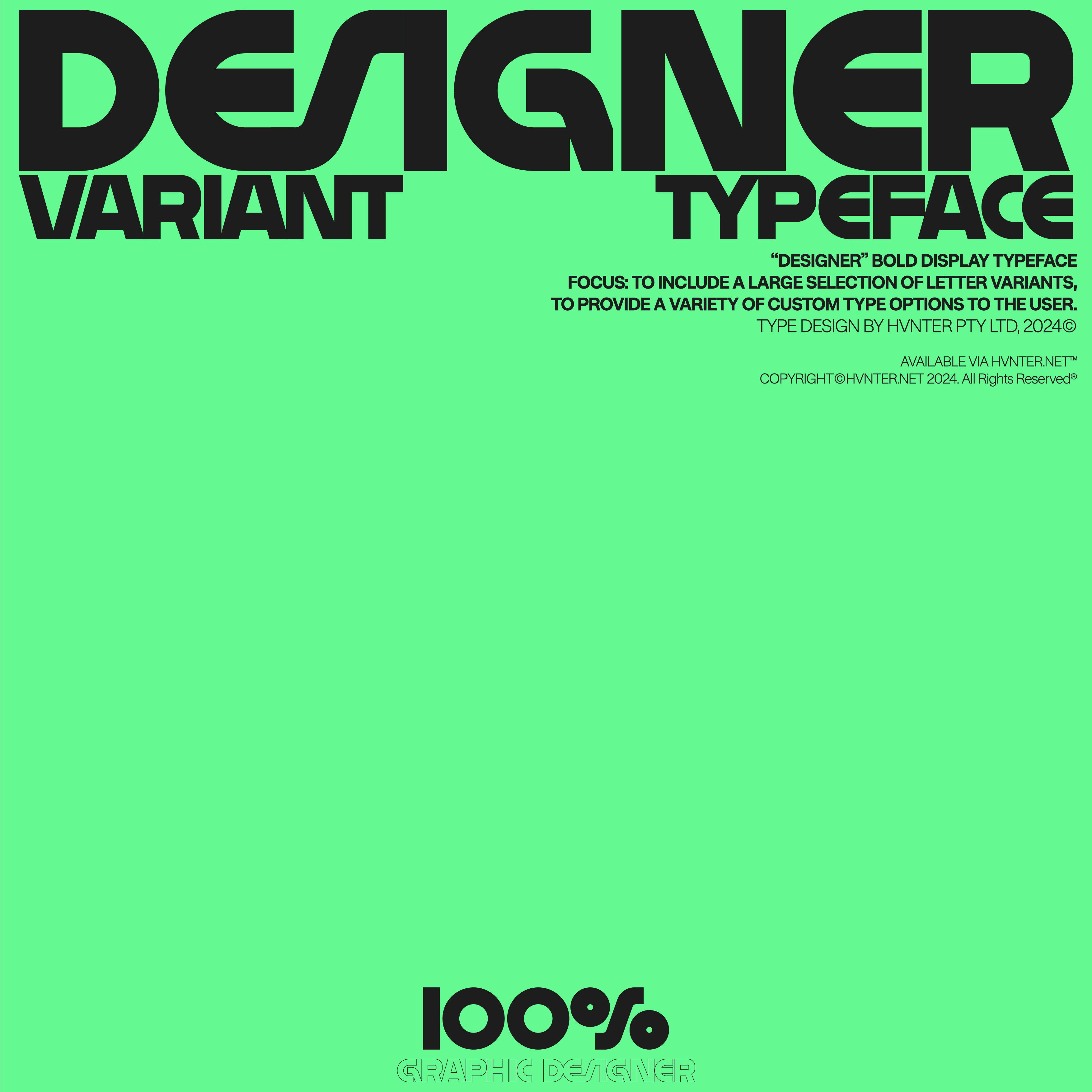 Designer Typeface - secret-cache