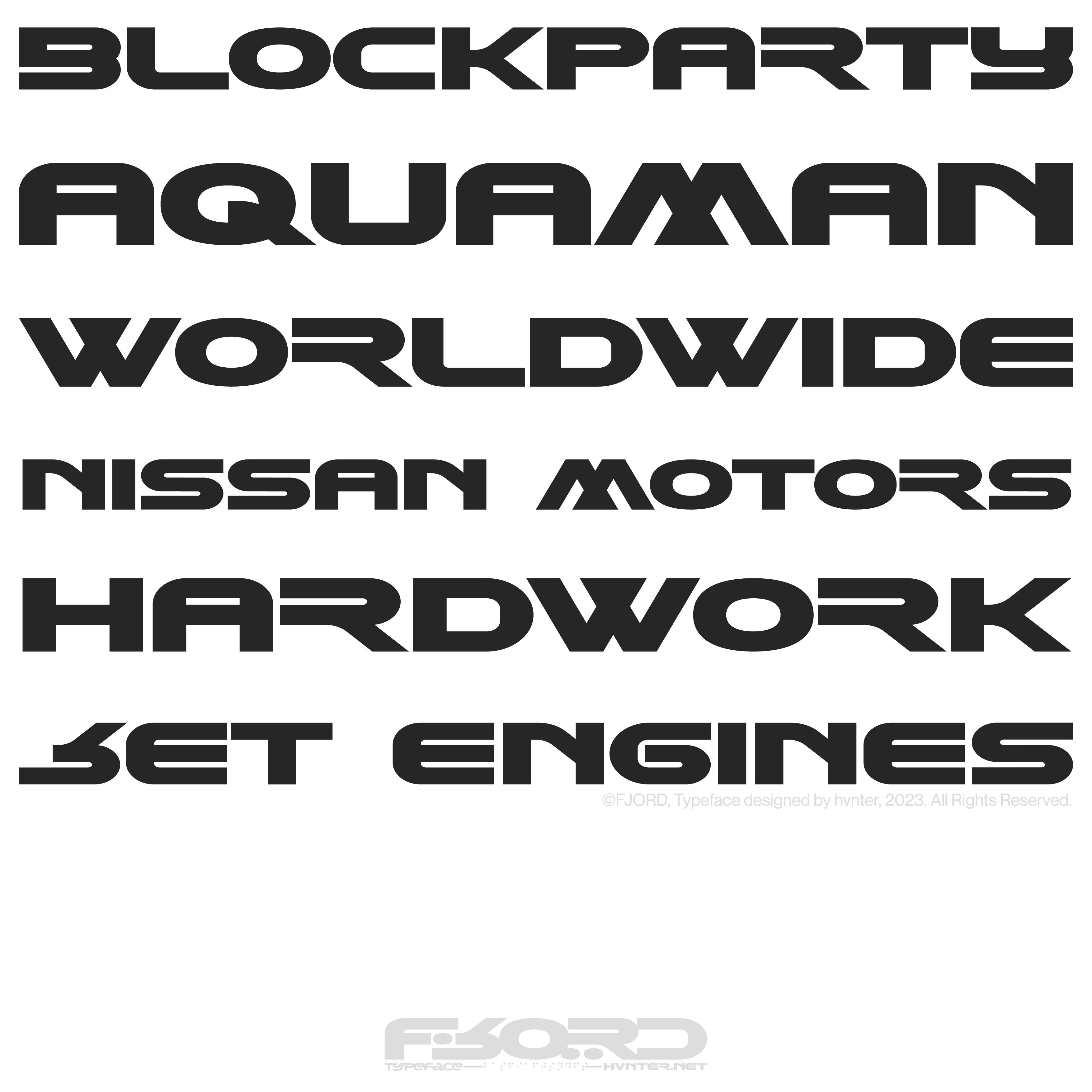 Fjord Typeface - secret-cache