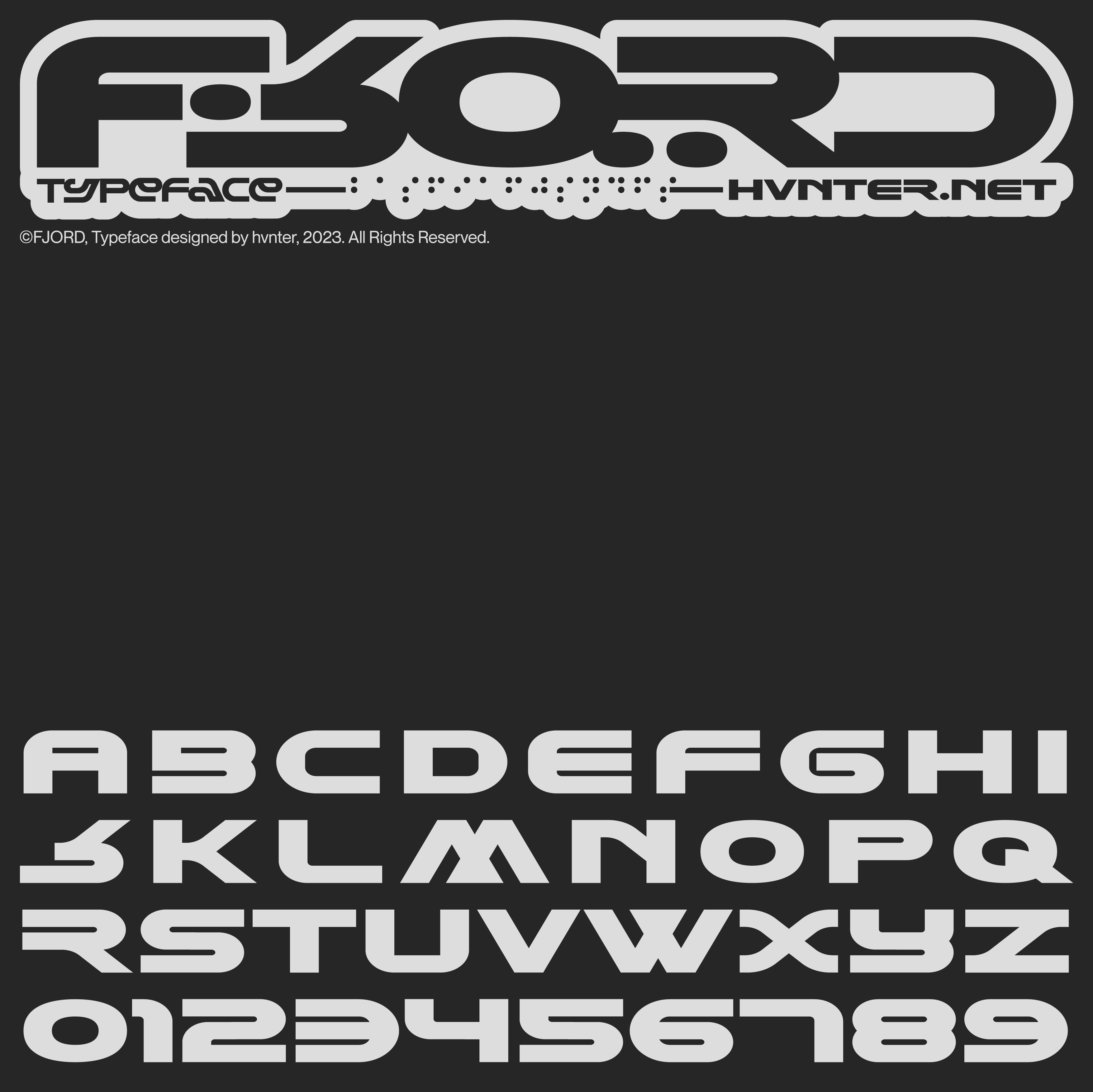 Fjord Typeface - secret-cache