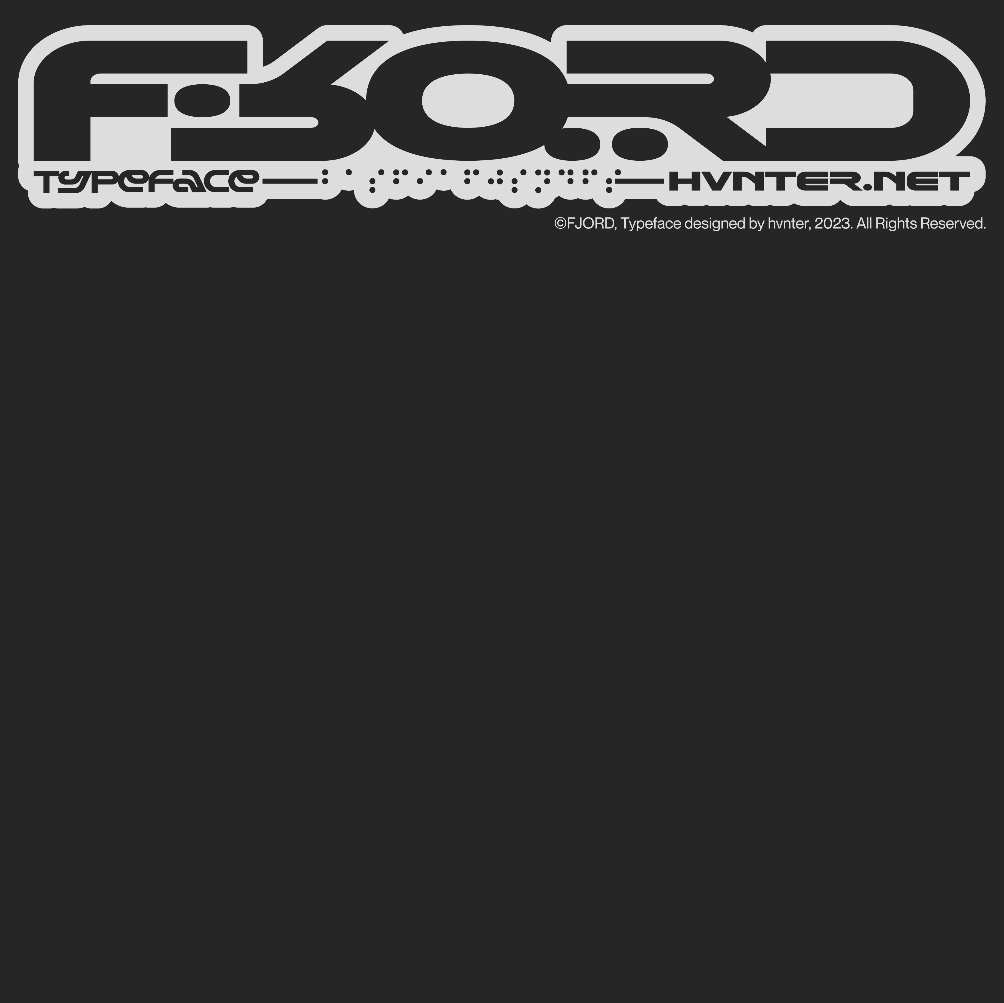 Fjord Typeface - secret-cache