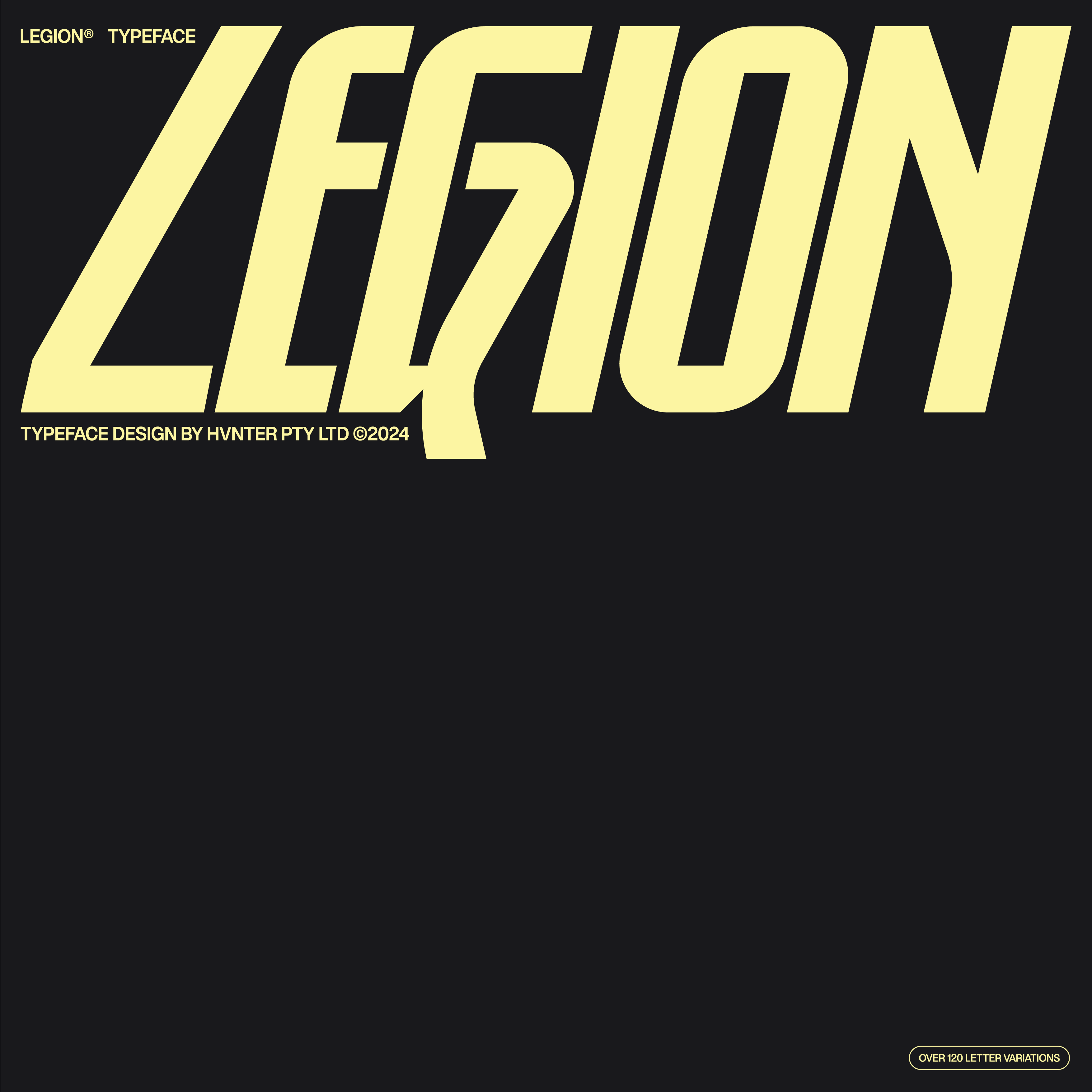Legion Typeface - secret-cache