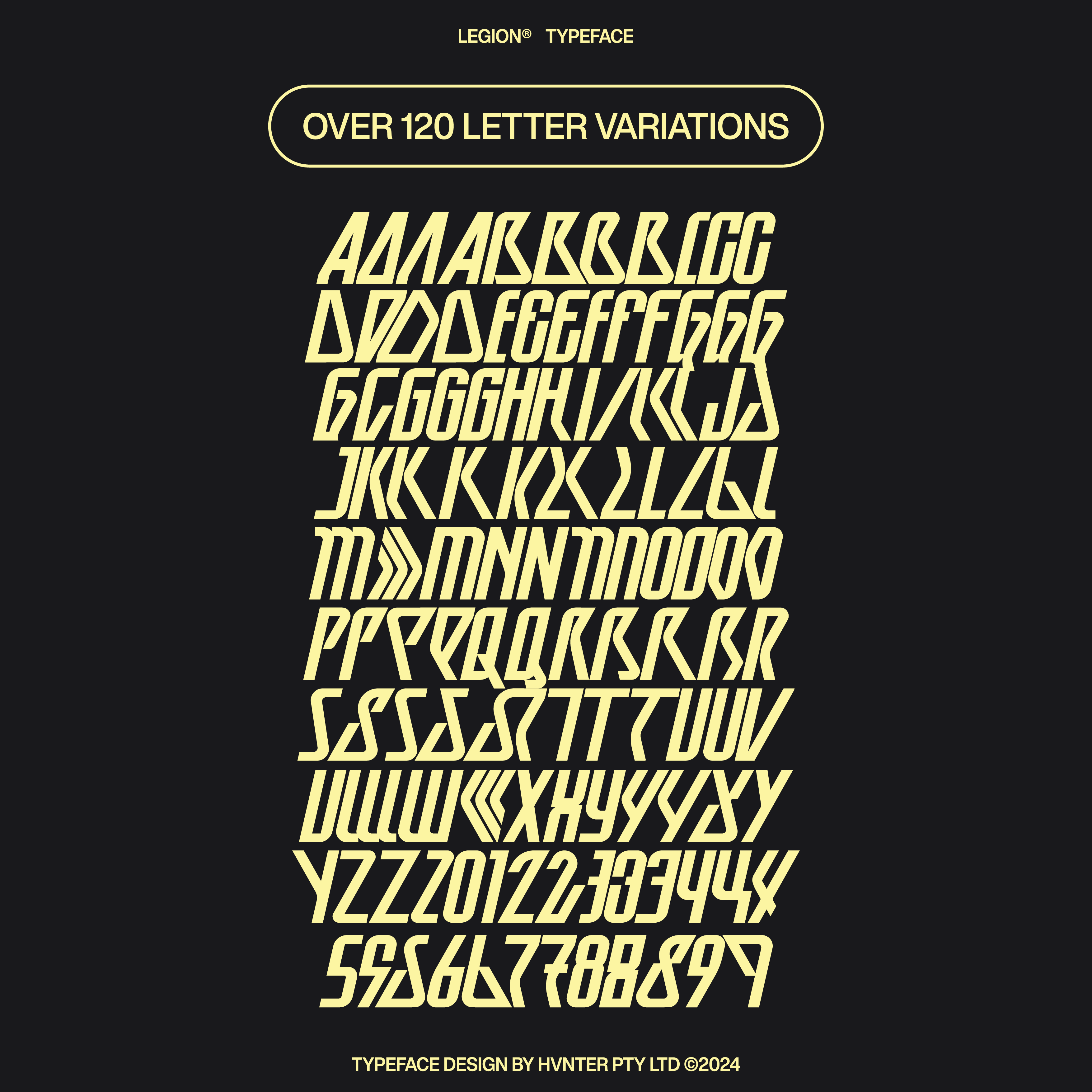 Legion Typeface - secret-cache