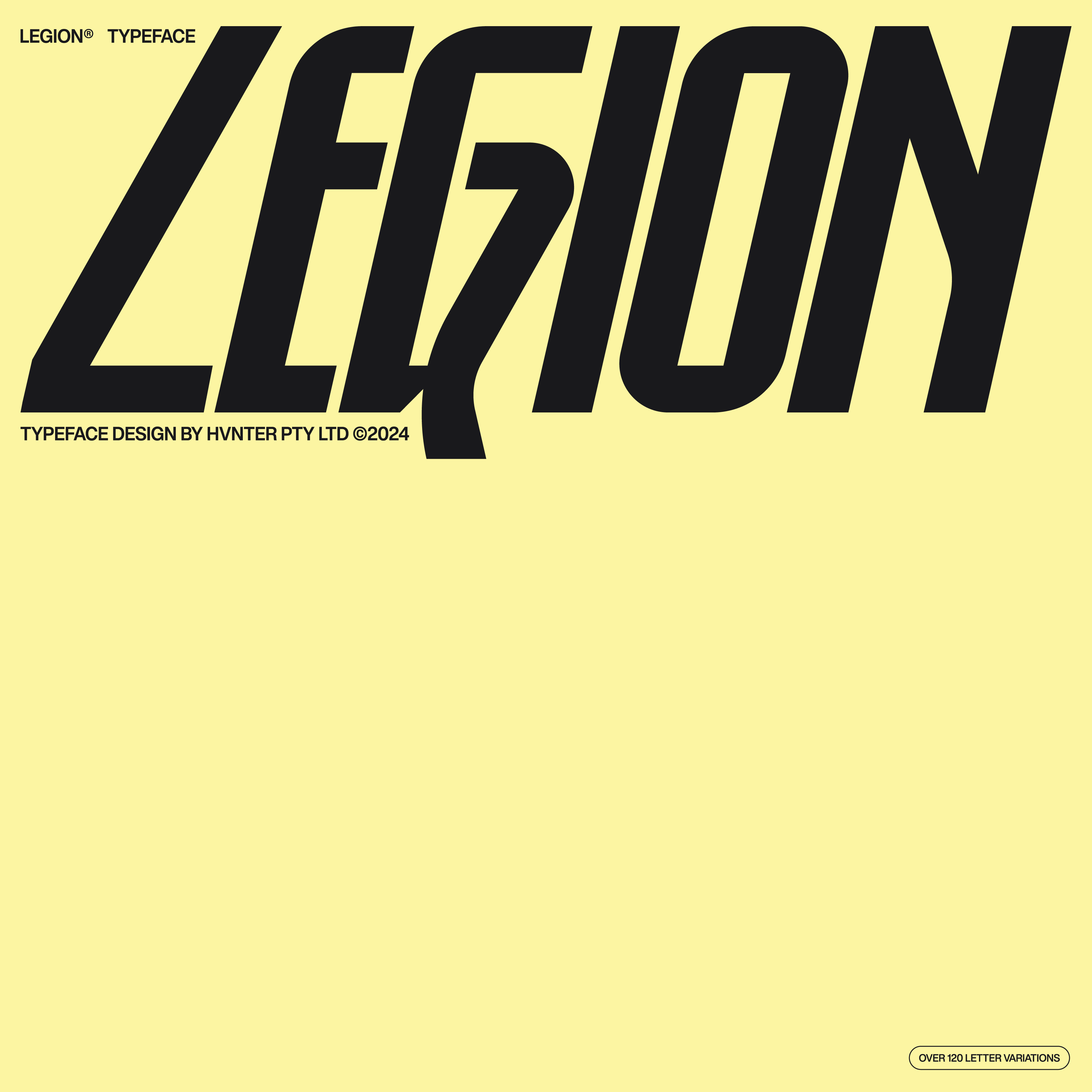 Legion Typeface - secret-cache