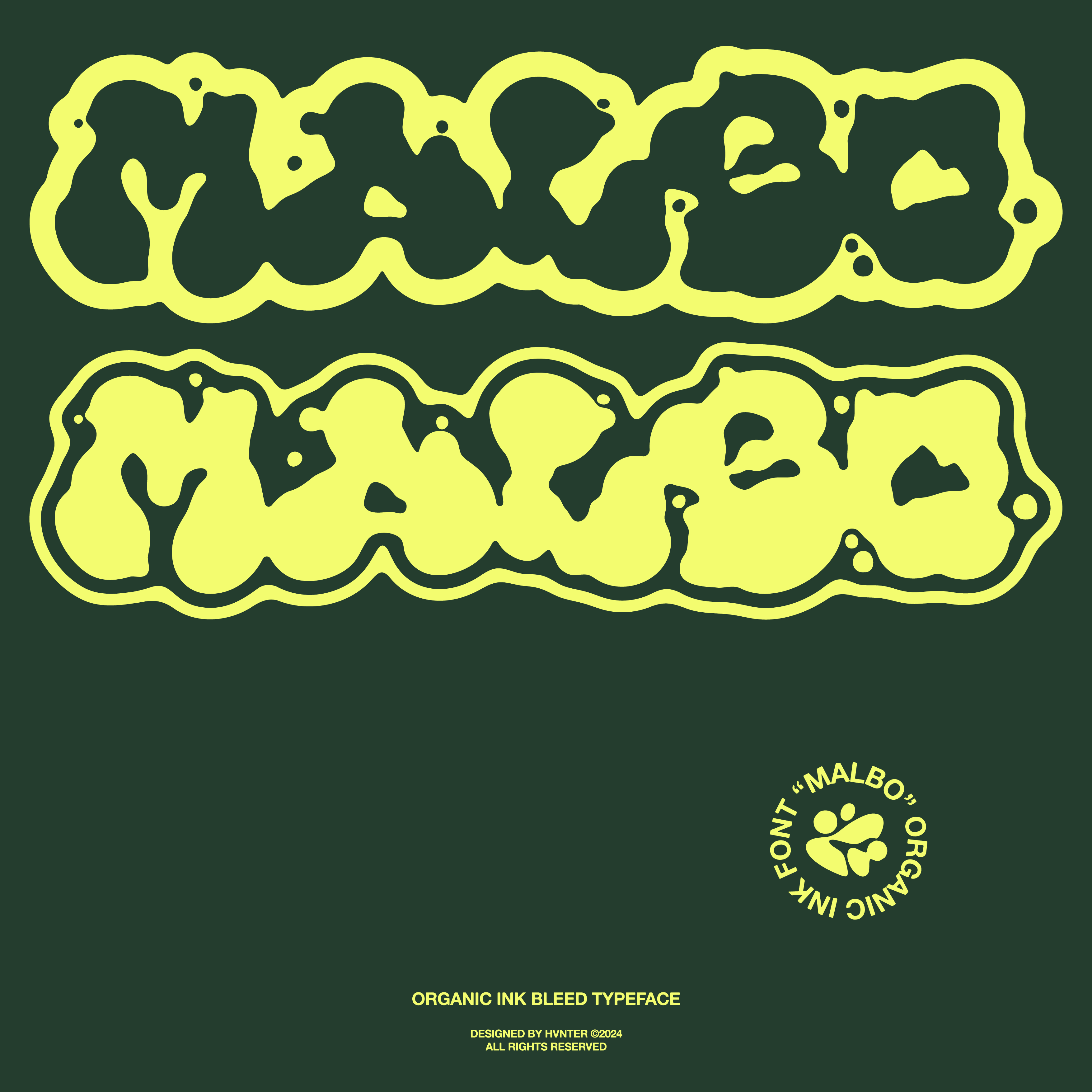 Malbo Typeface - secret-cache