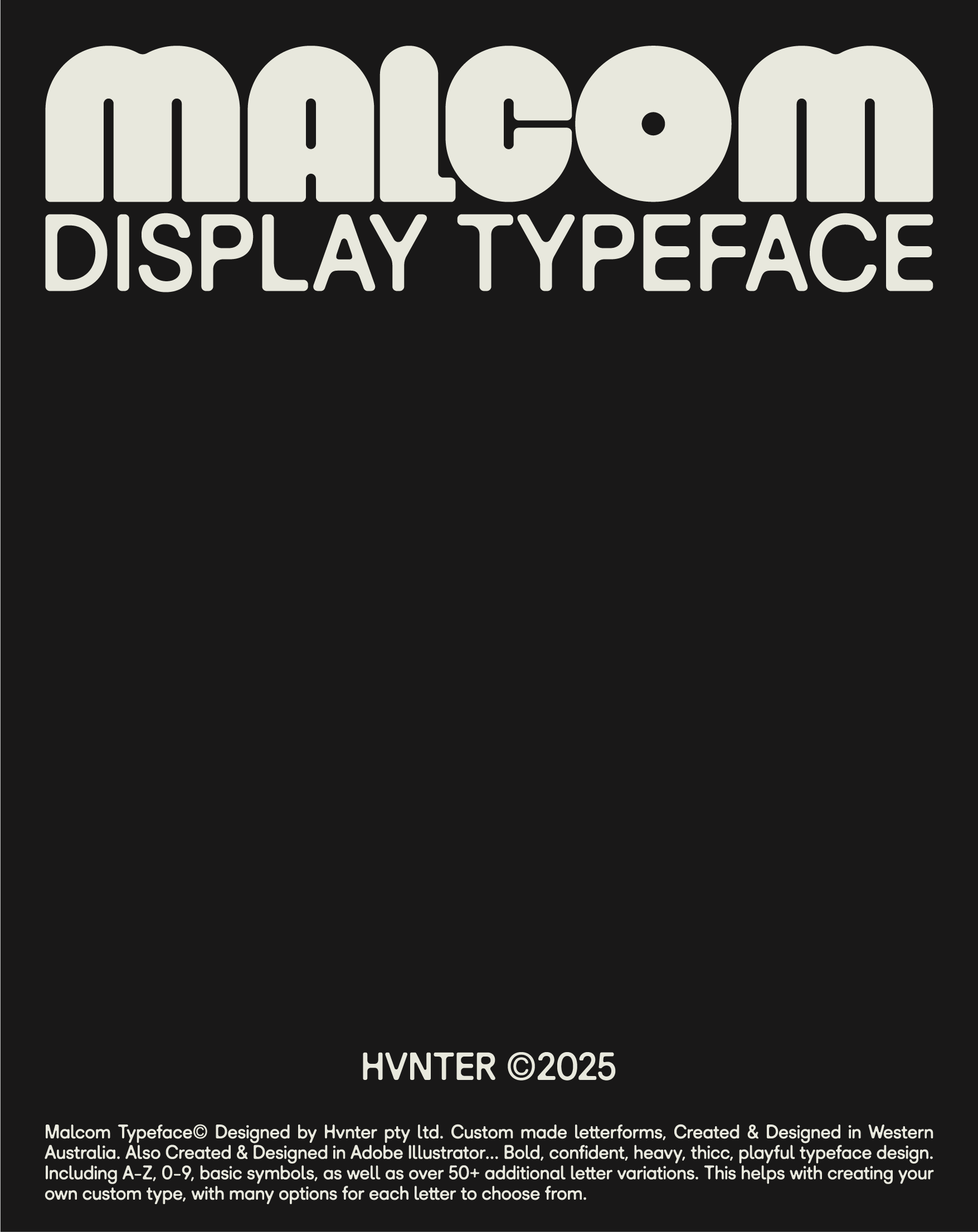 Malcom Typeface - secret-cache