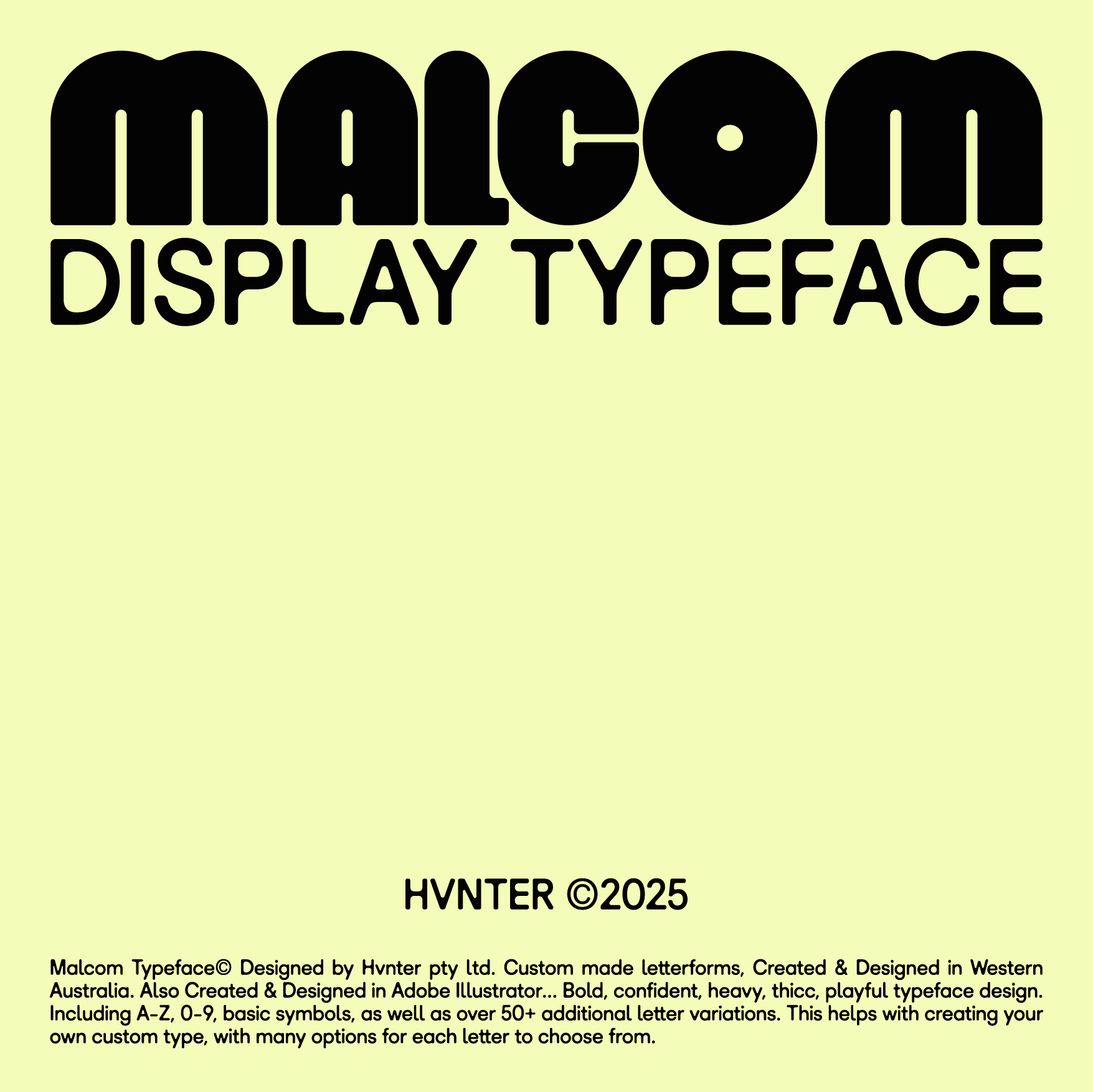 Malcom Typeface - secret-cache