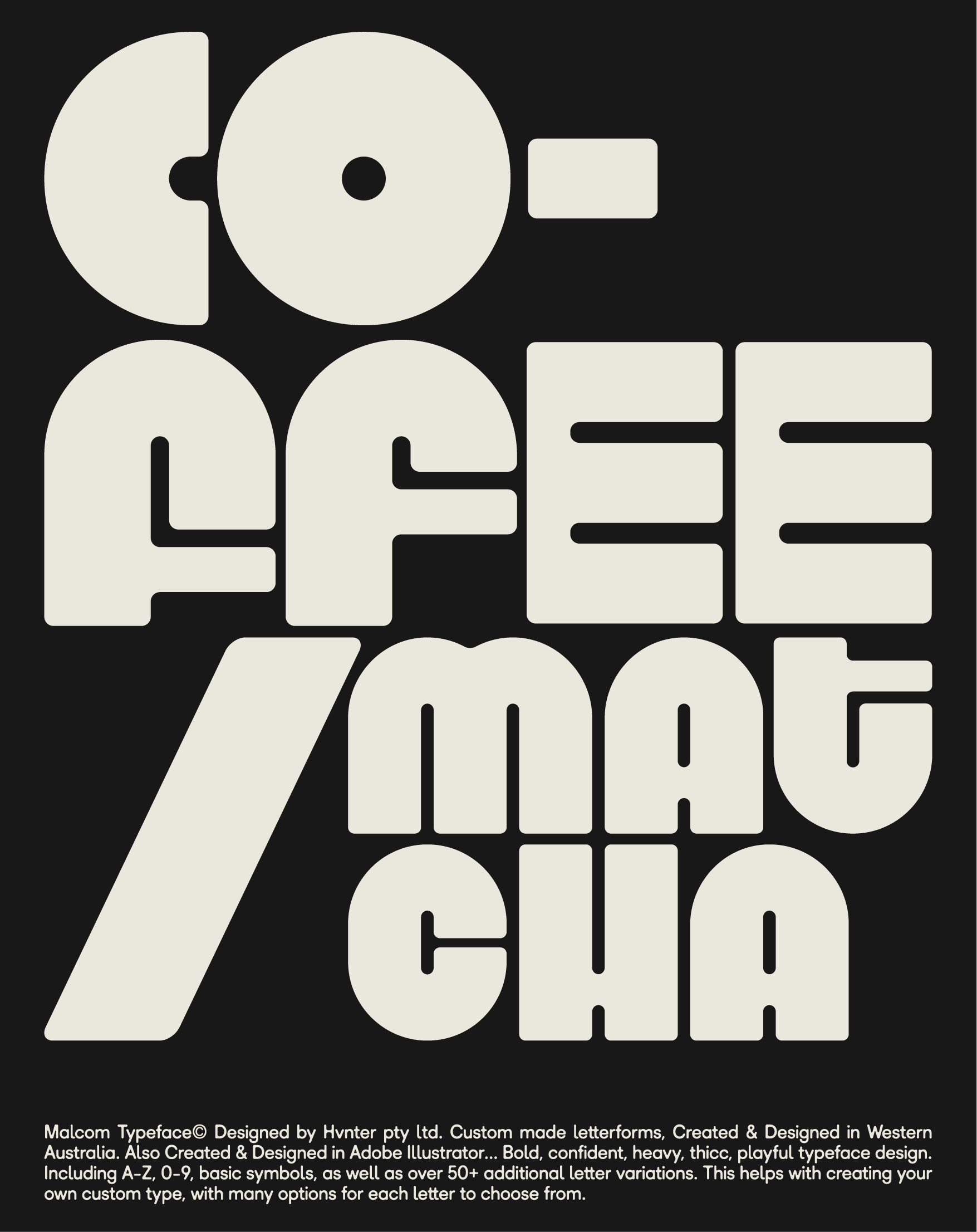 Malcom Typeface - secret-cache