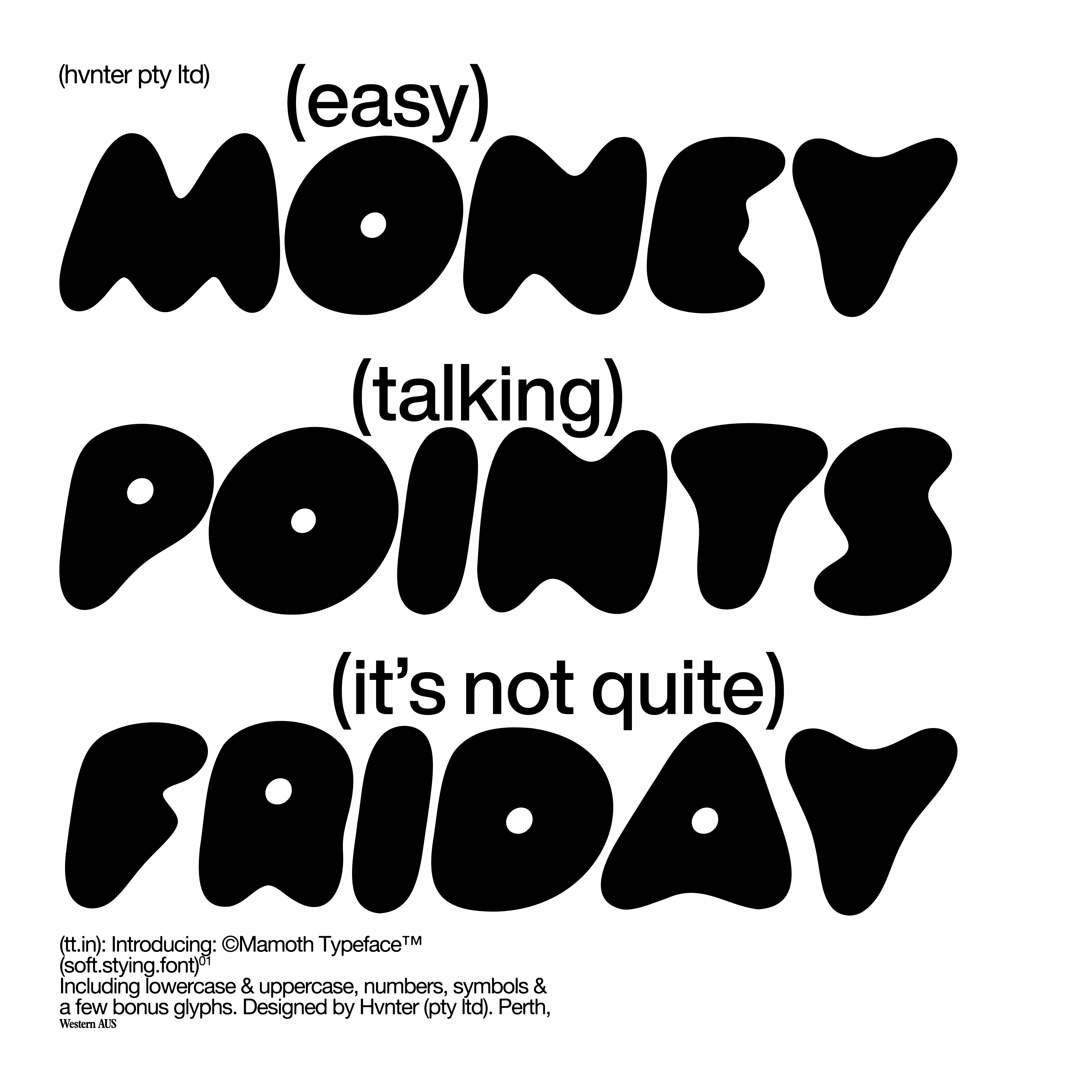 Mamoth Typeface - secret-cache