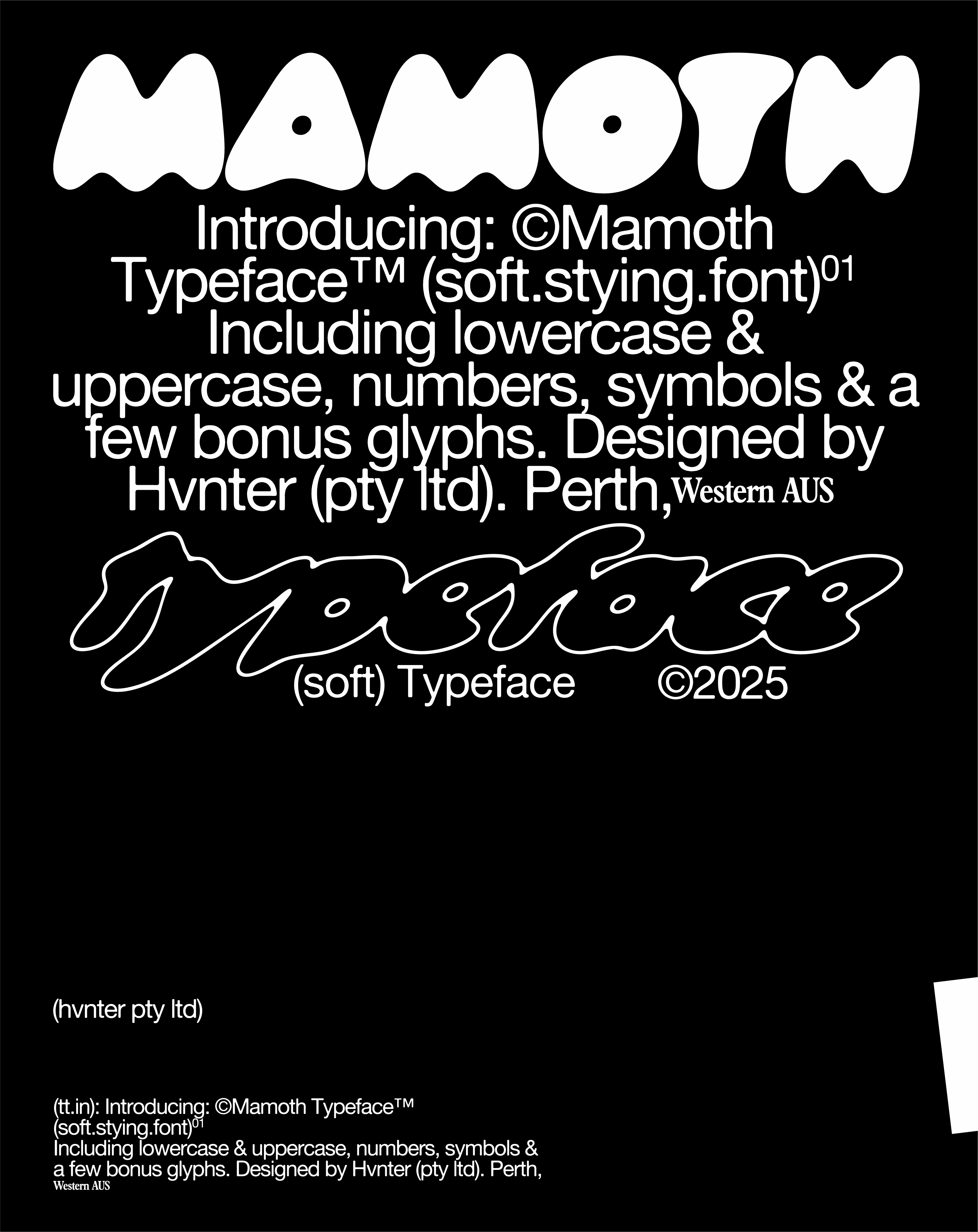 Mamoth Typeface - secret-cache
