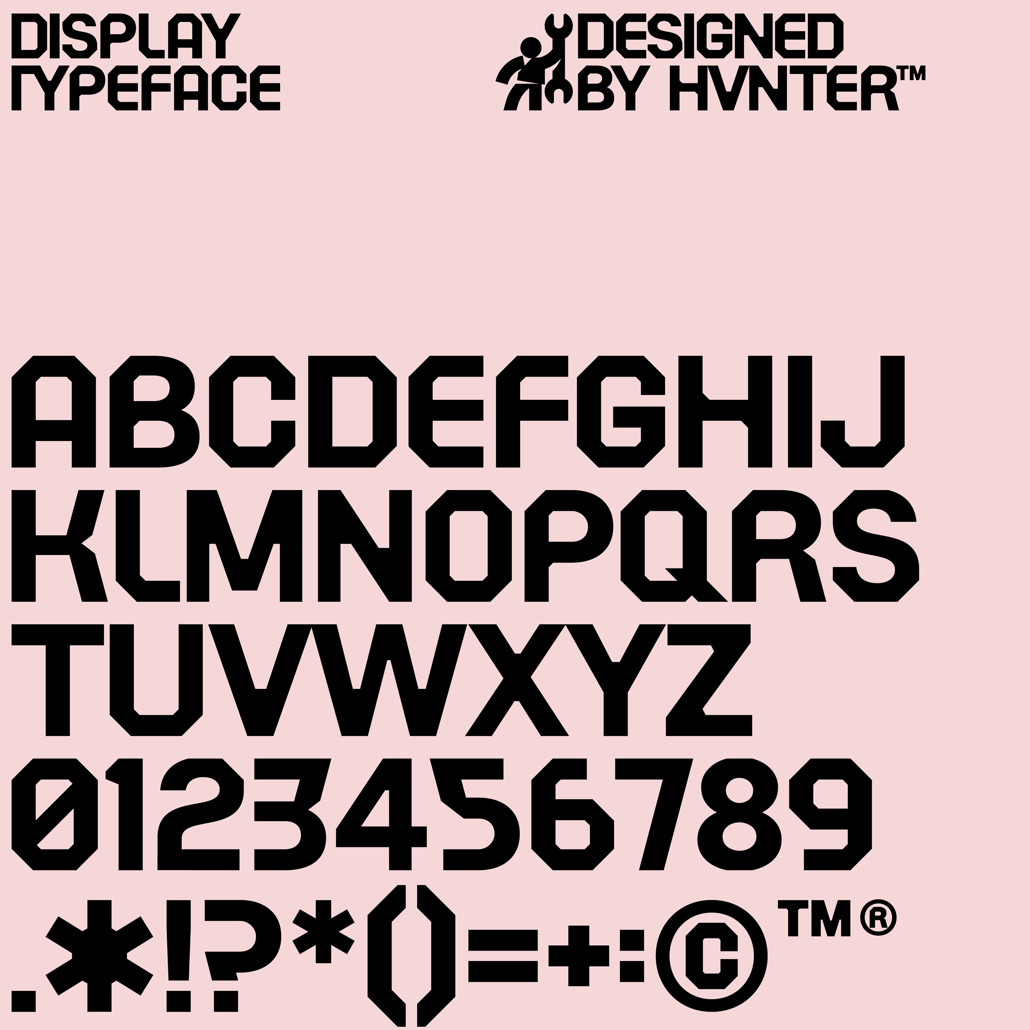 Mechanic Typeface - secret-cache