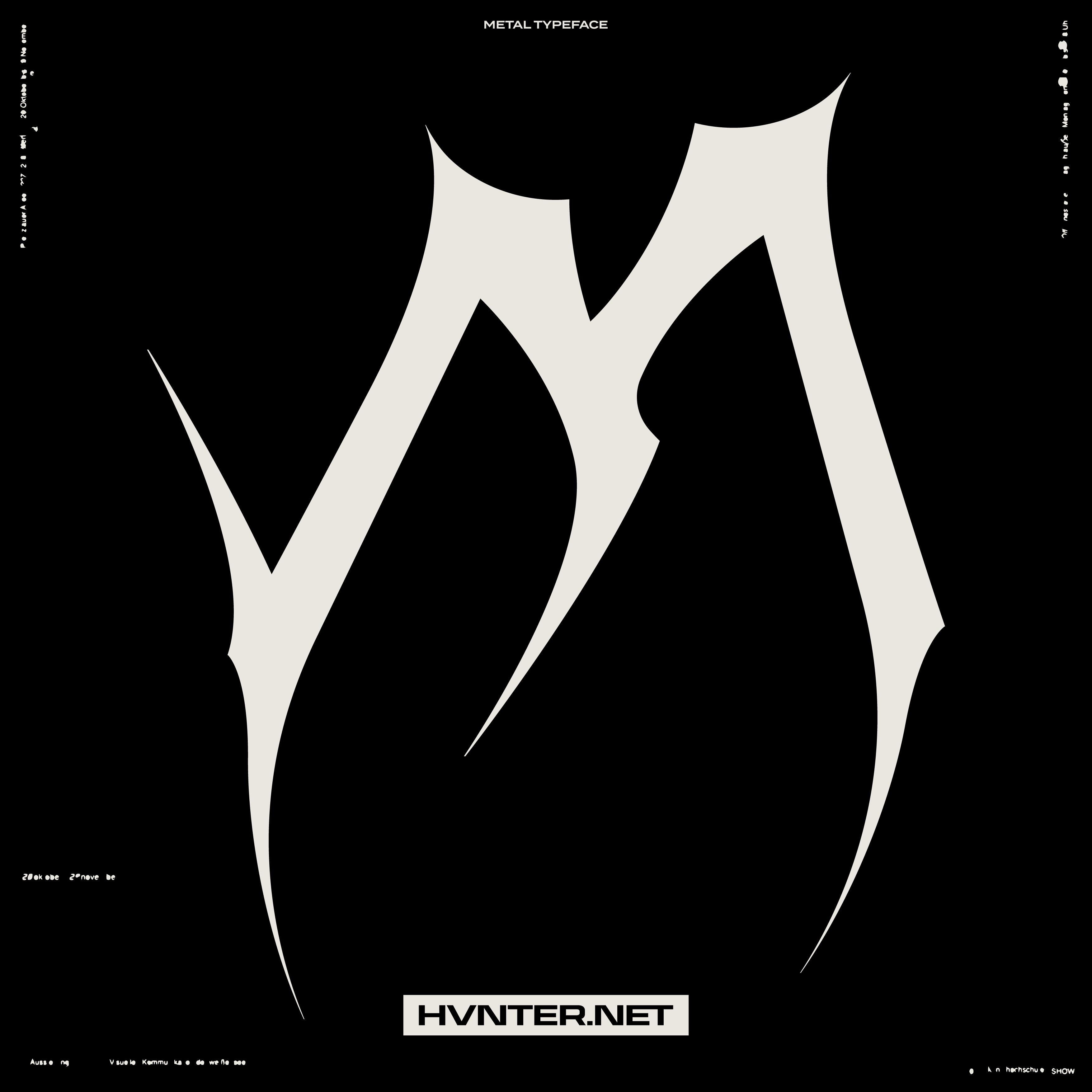 Metal Typeface - secret-cache