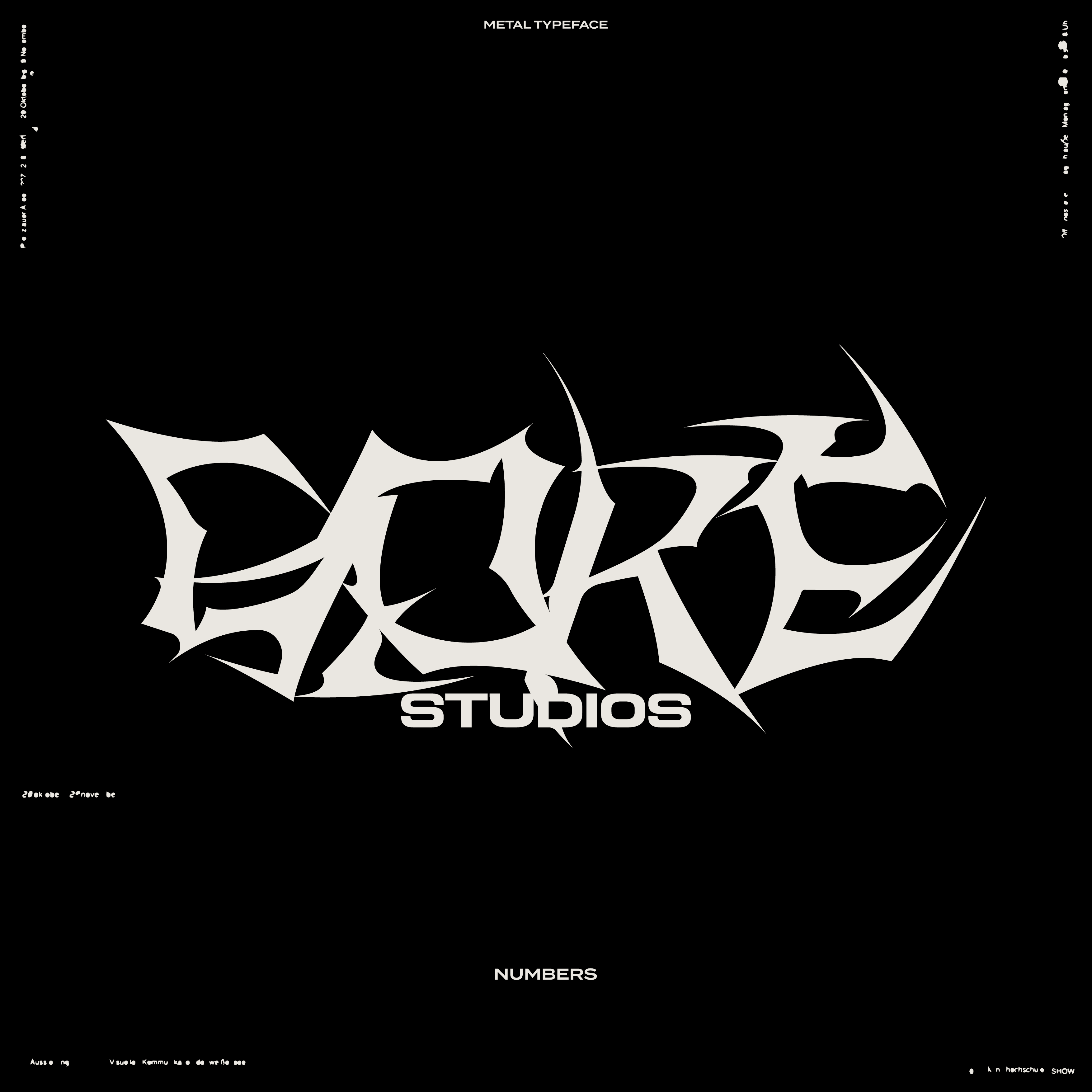 Metal Typeface - secret-cache