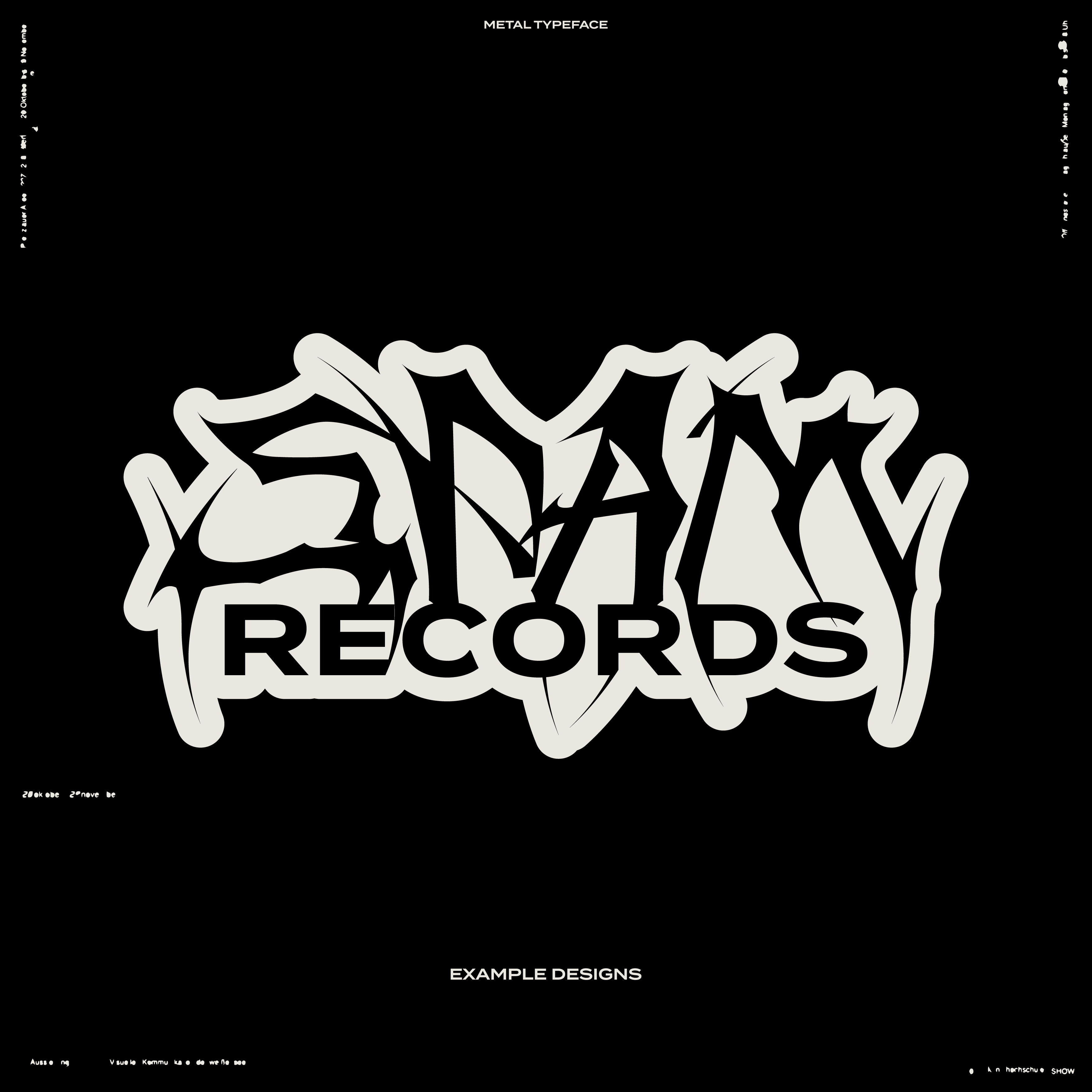 Metal Typeface - secret-cache