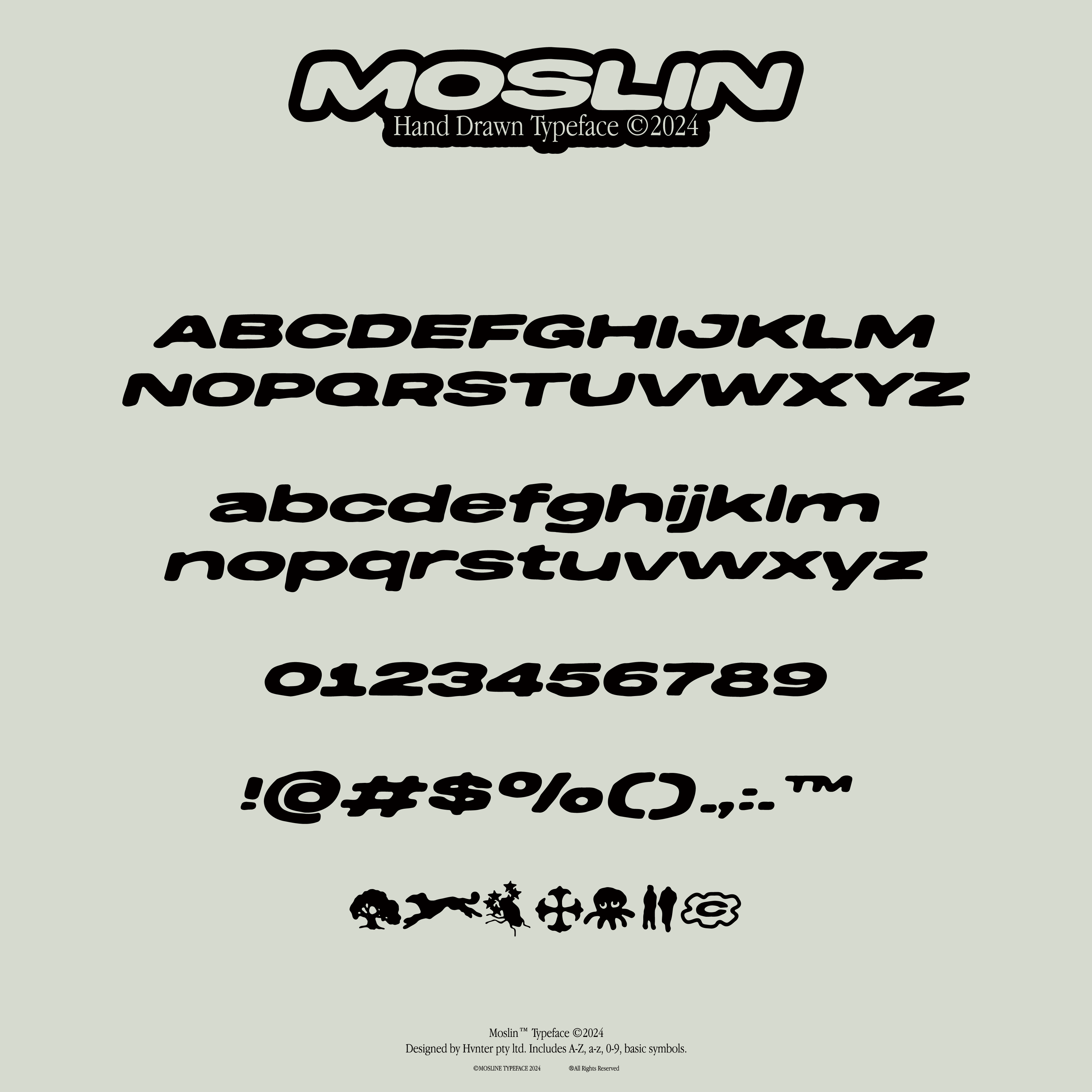 Moslin Typeface - secret-cache