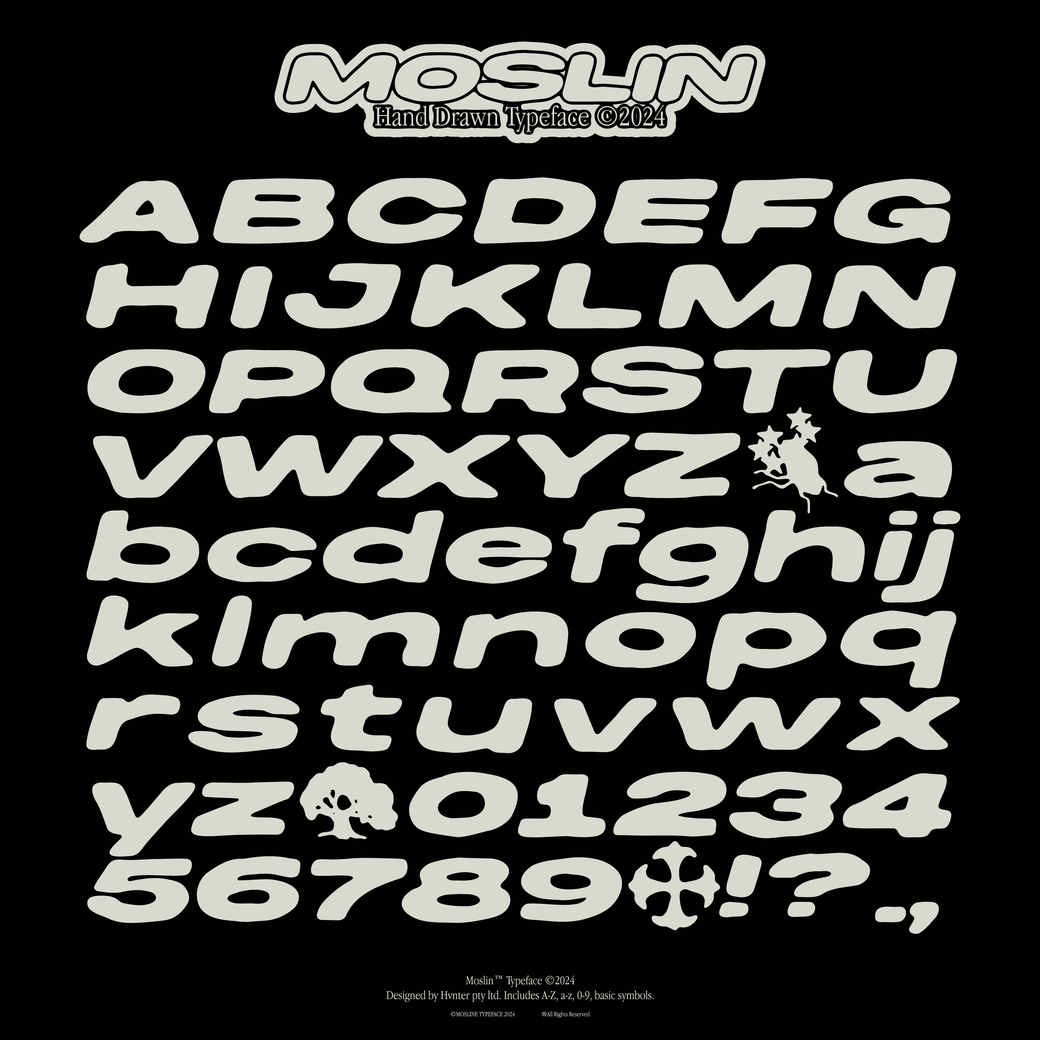 Moslin Typeface - secret-cache