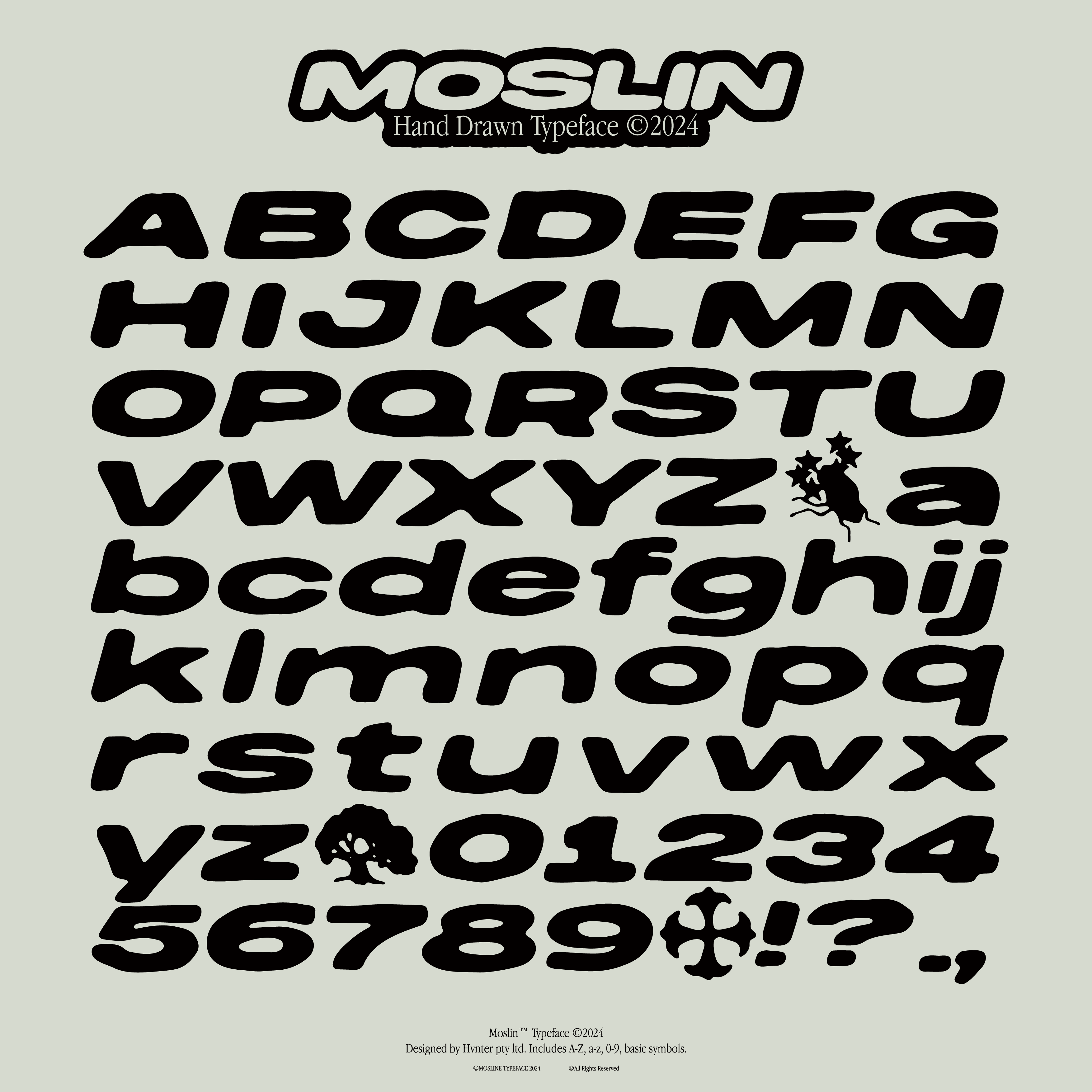 Moslin Typeface - secret-cache