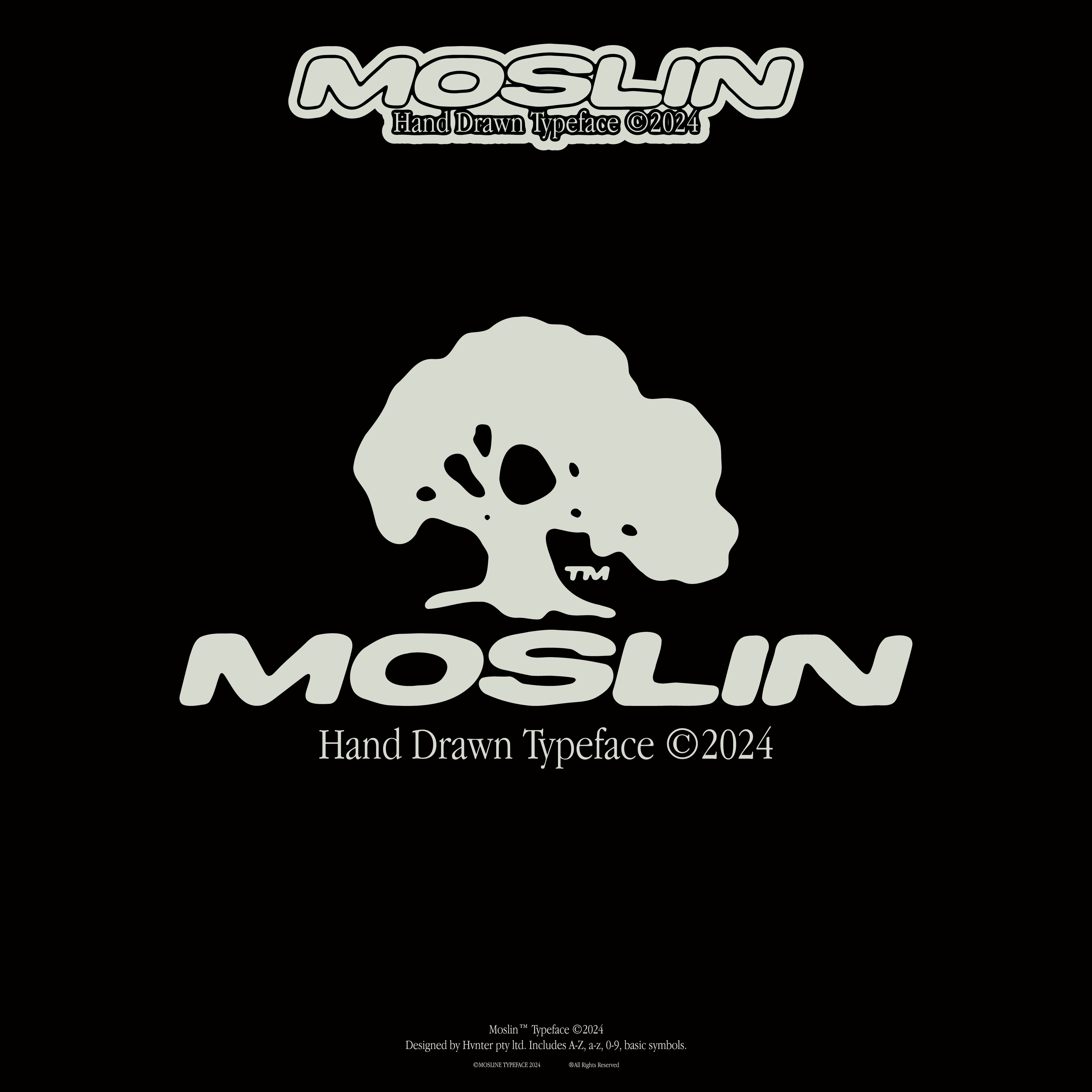 Moslin Typeface - secret-cache
