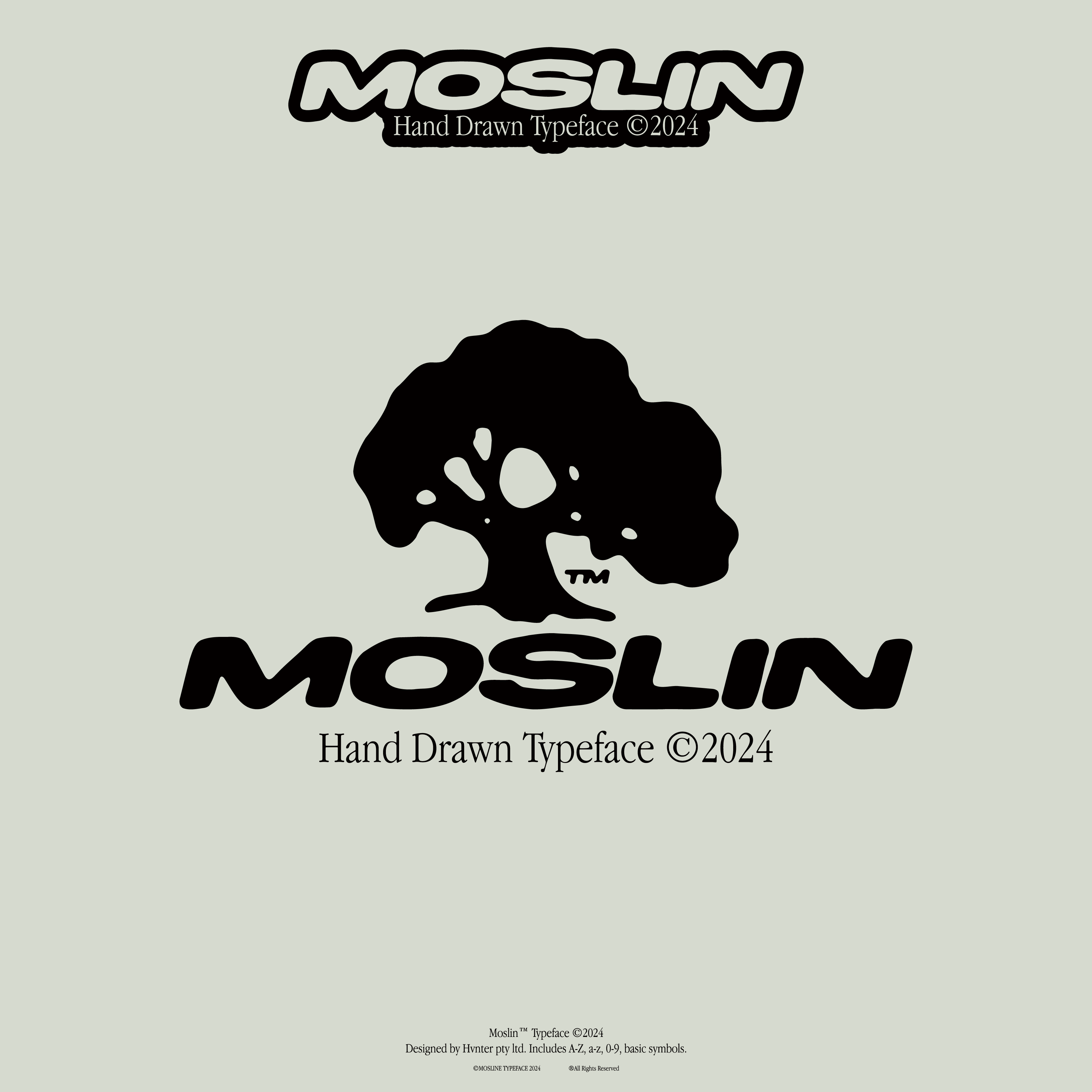 Moslin Typeface - secret-cache