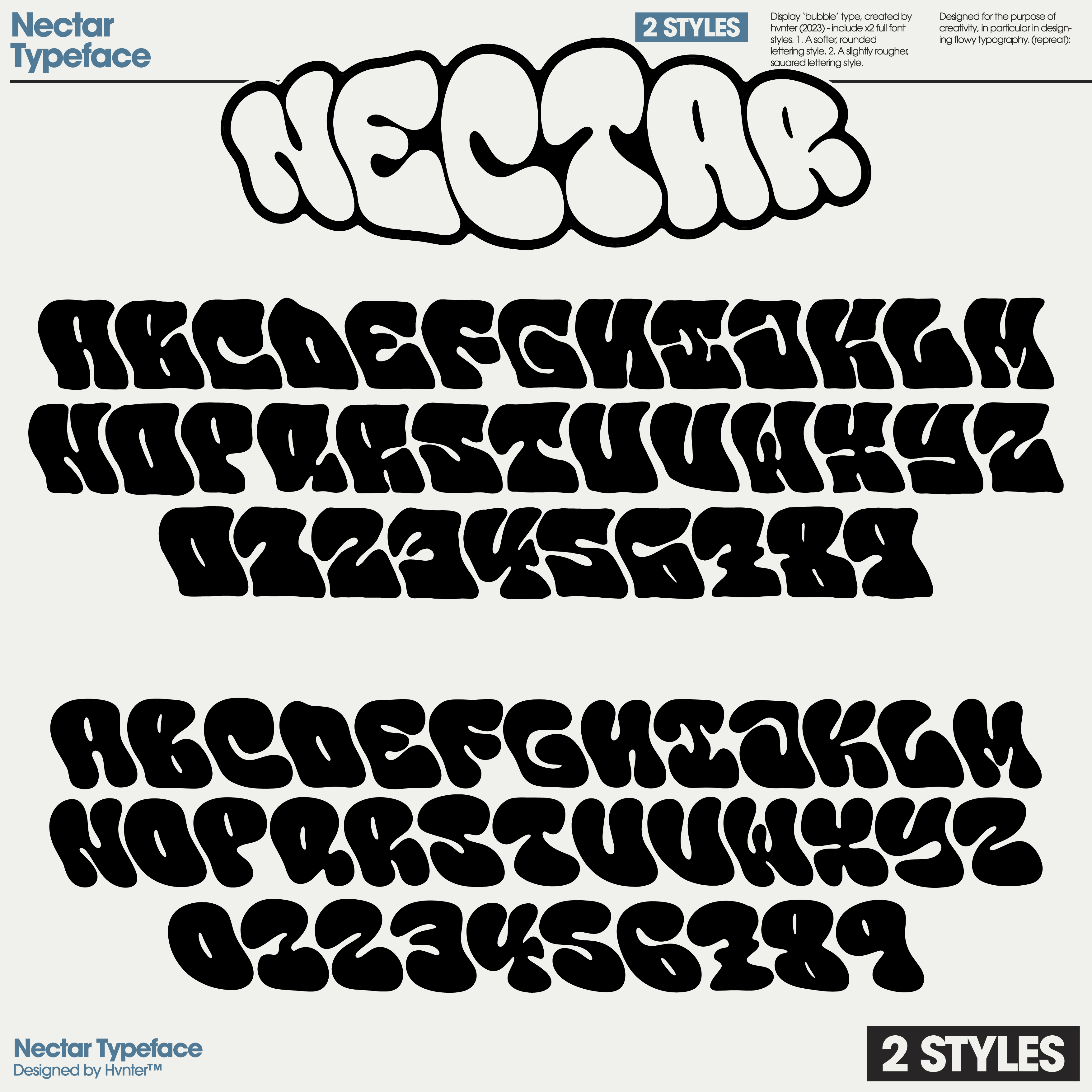 NECTAR Typeface - secret-cache