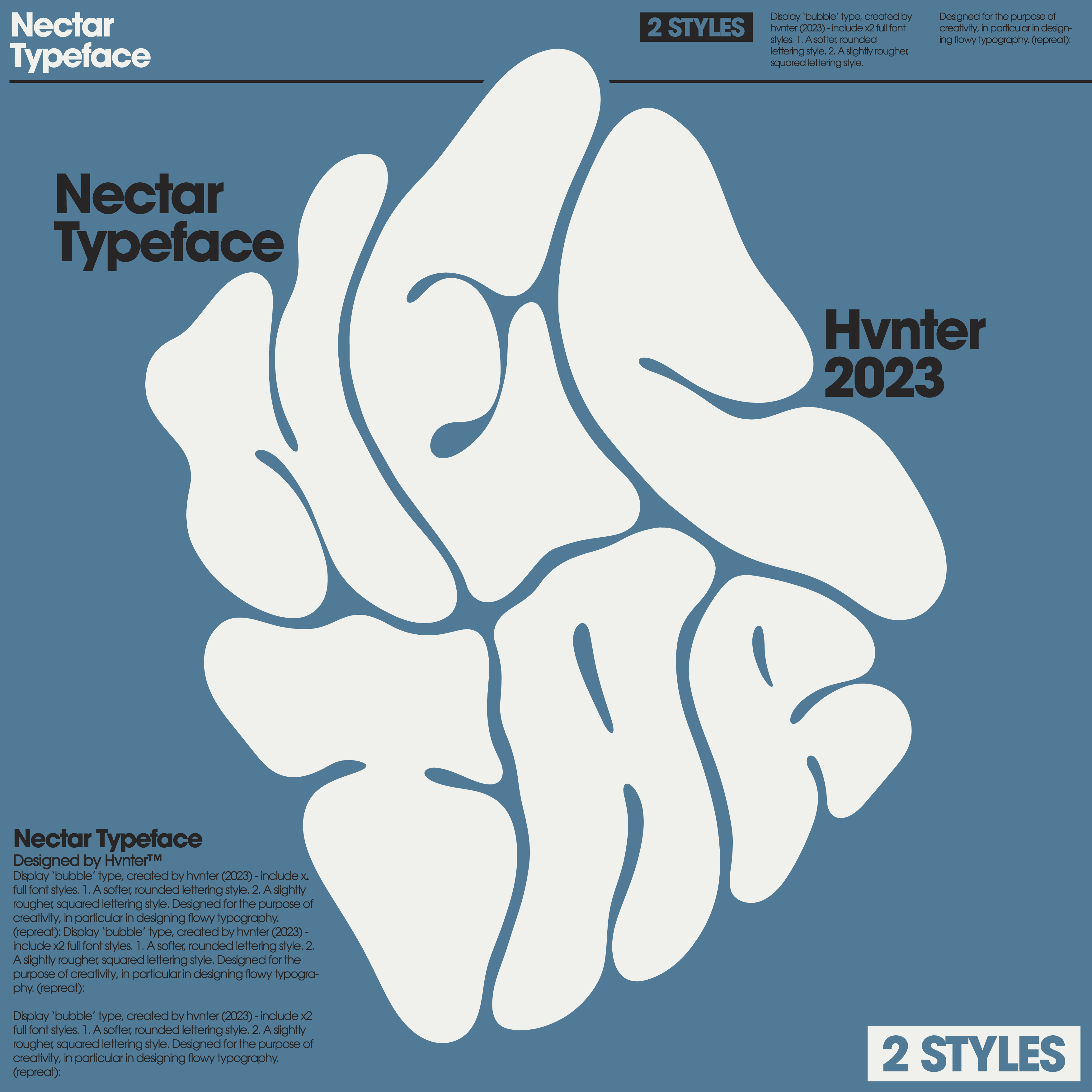 NECTAR Typeface - secret-cache