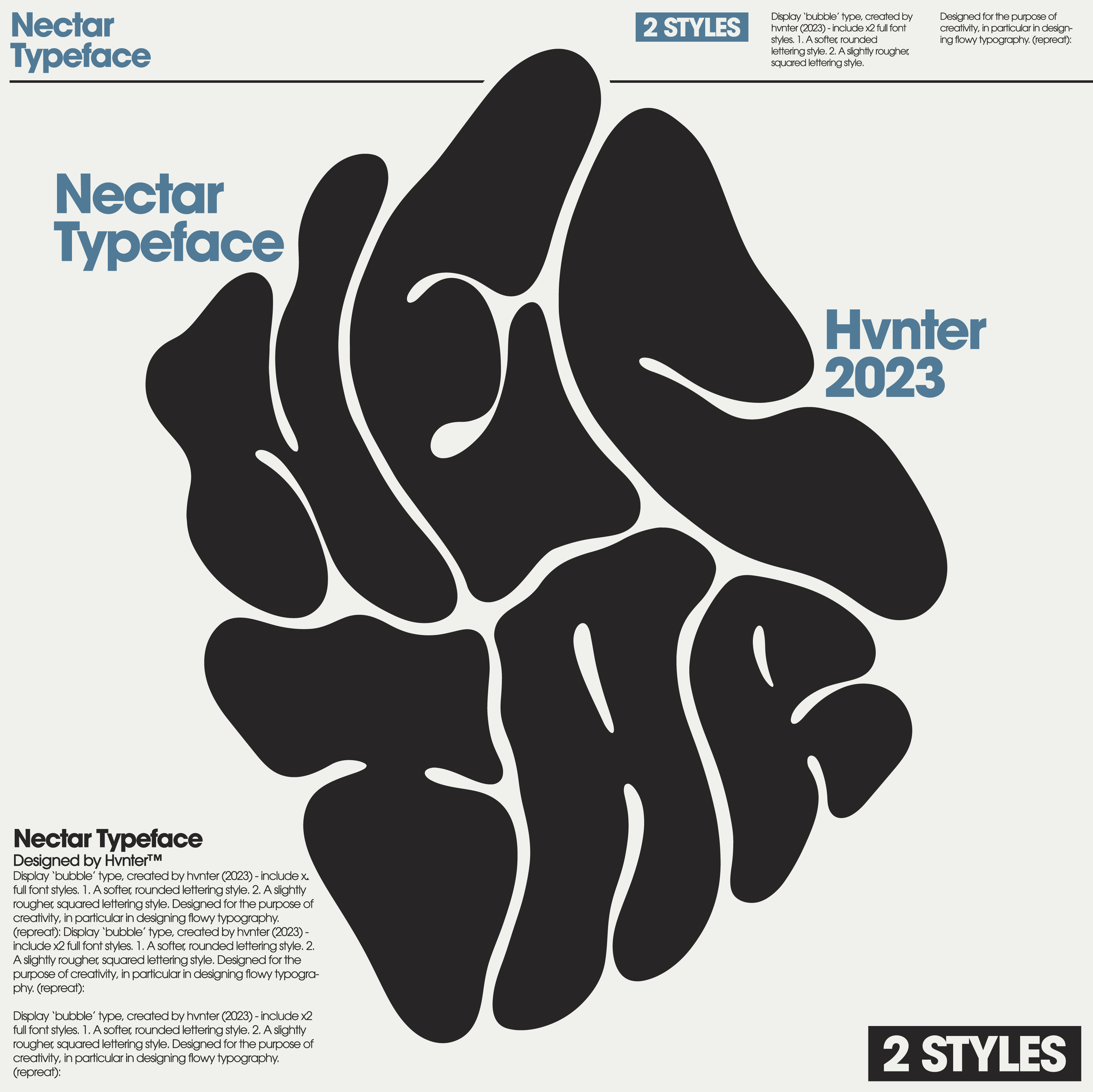 NECTAR Typeface - secret-cache
