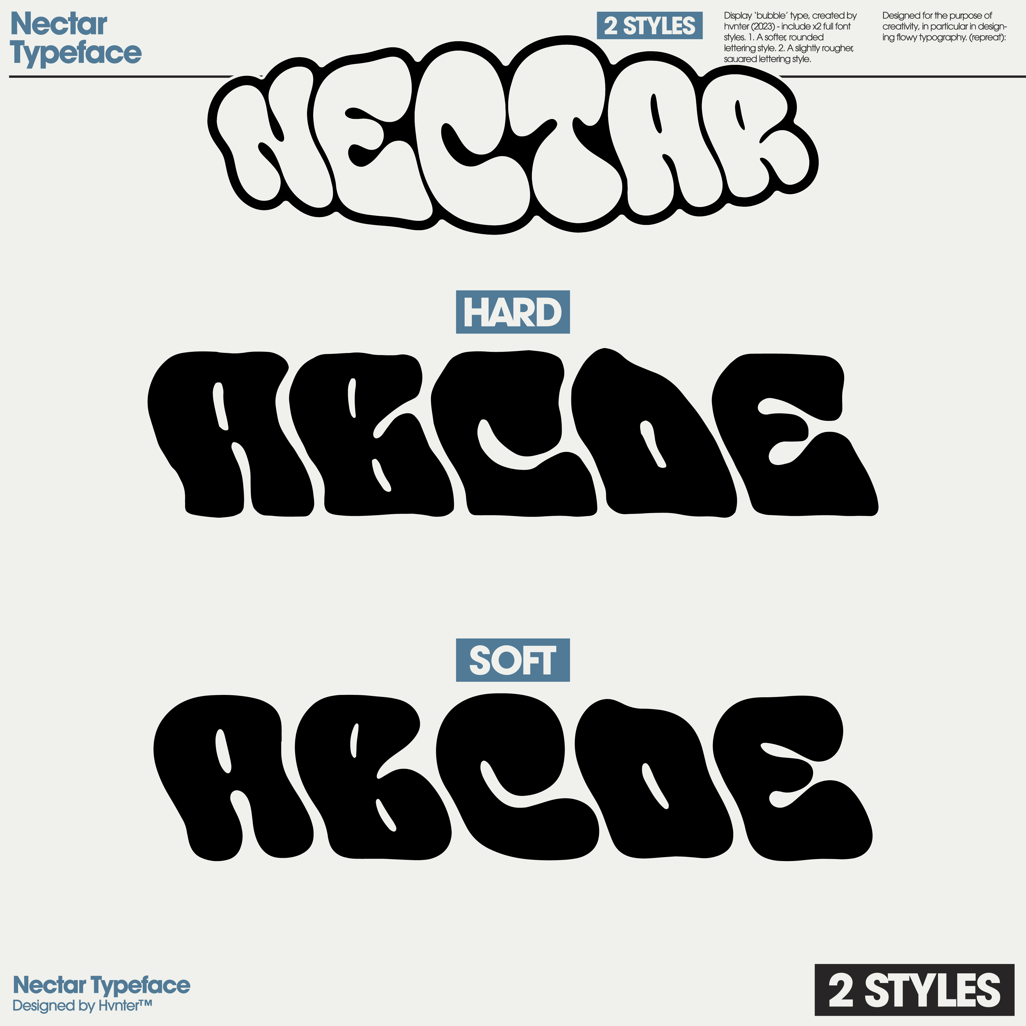 NECTAR Typeface - secret-cache