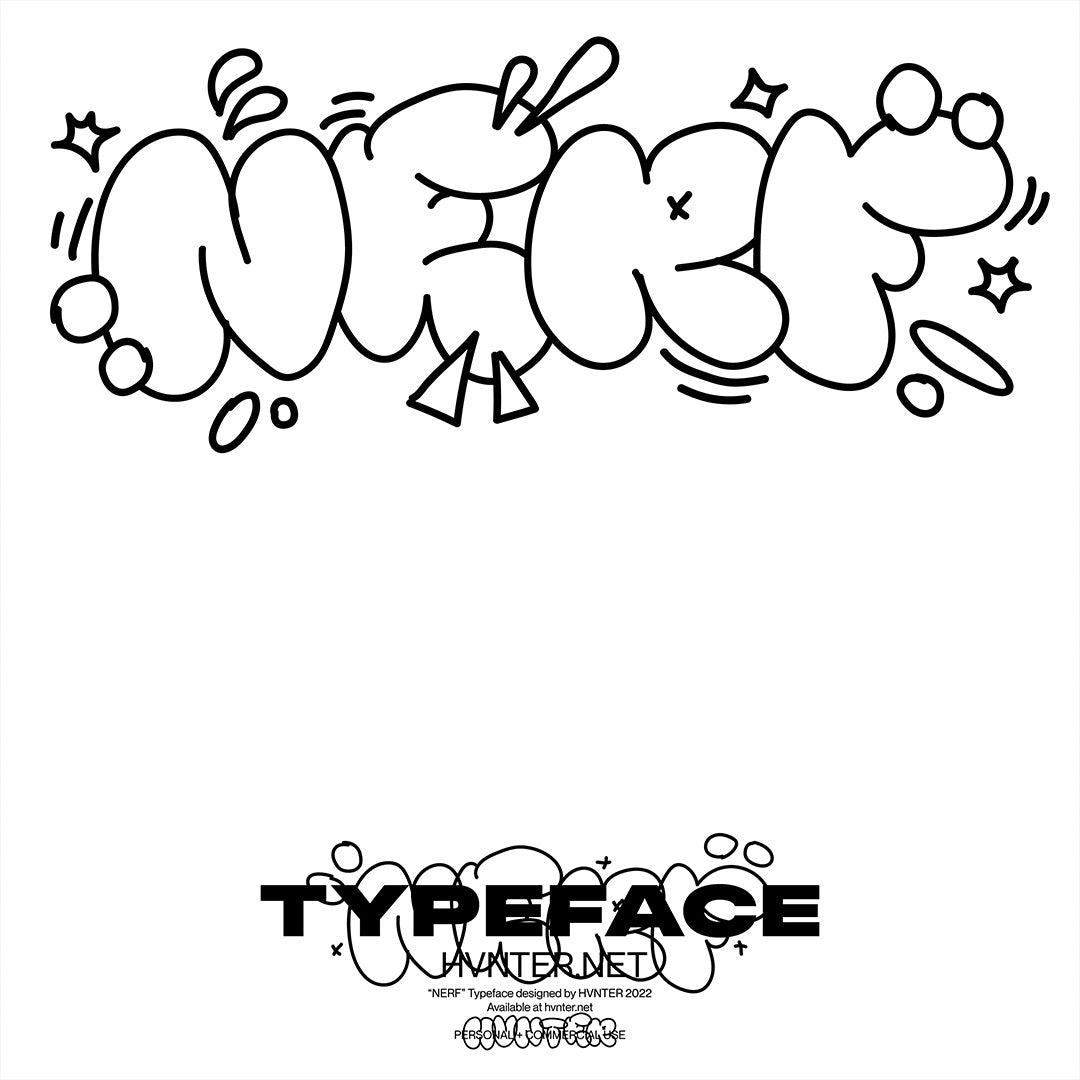 NERF Typeface - secret-cache