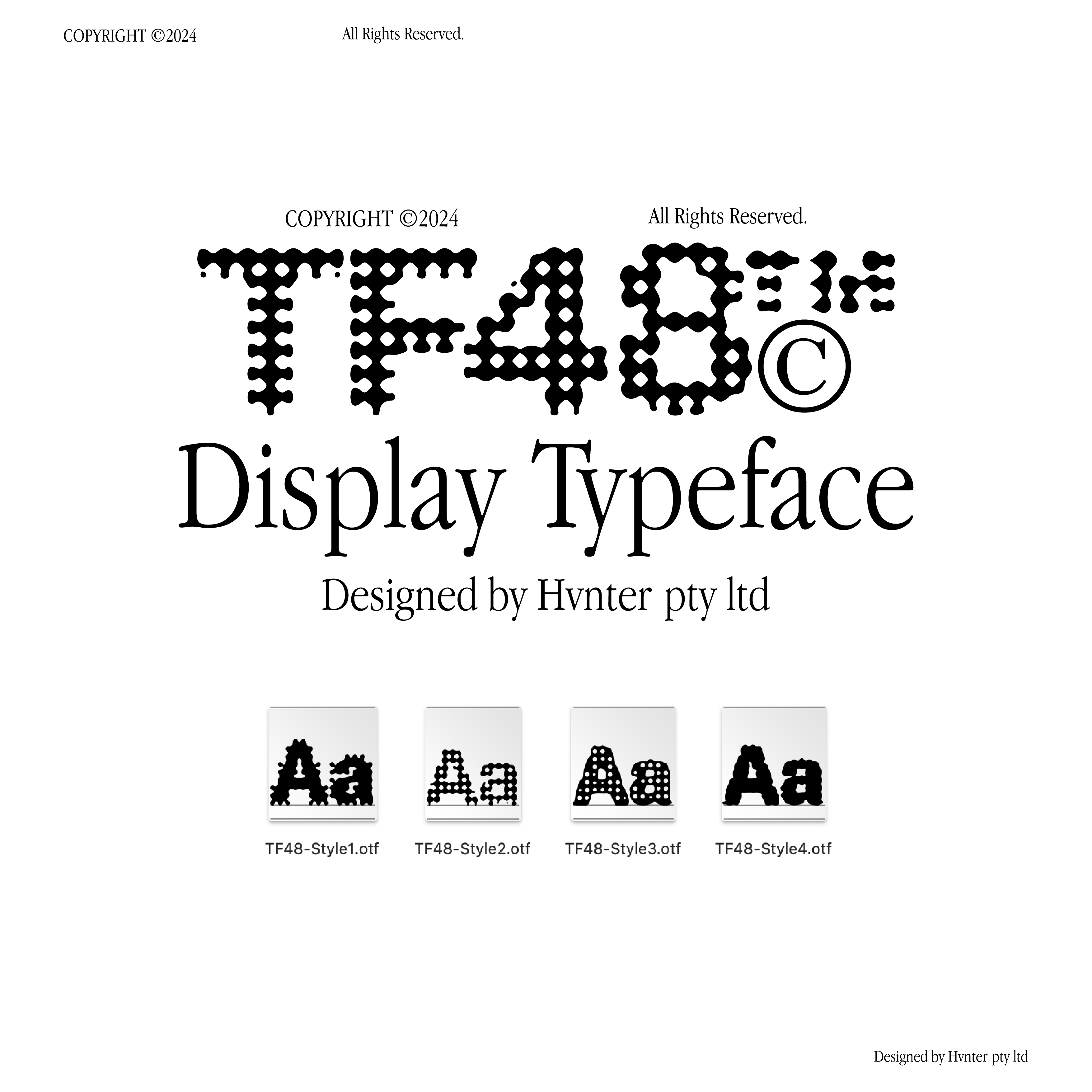 TF48 Typeface - secret-cache