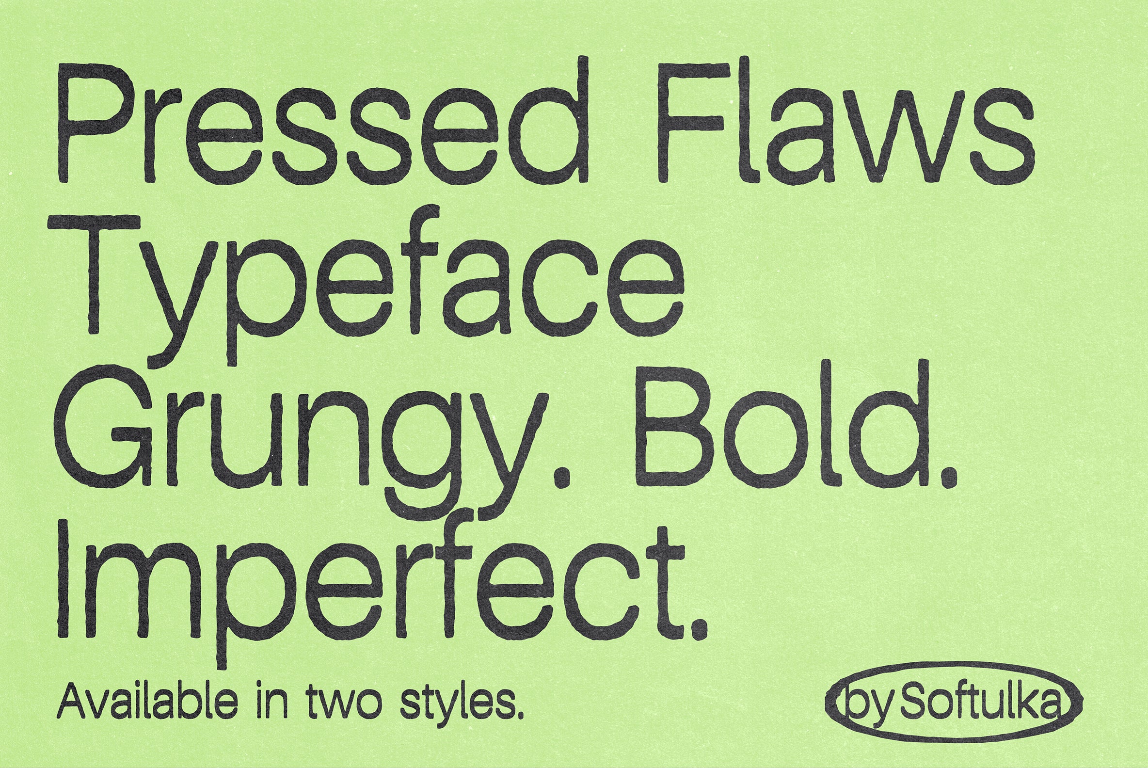 Pressed Flaws Textured Typeface - secret-cache