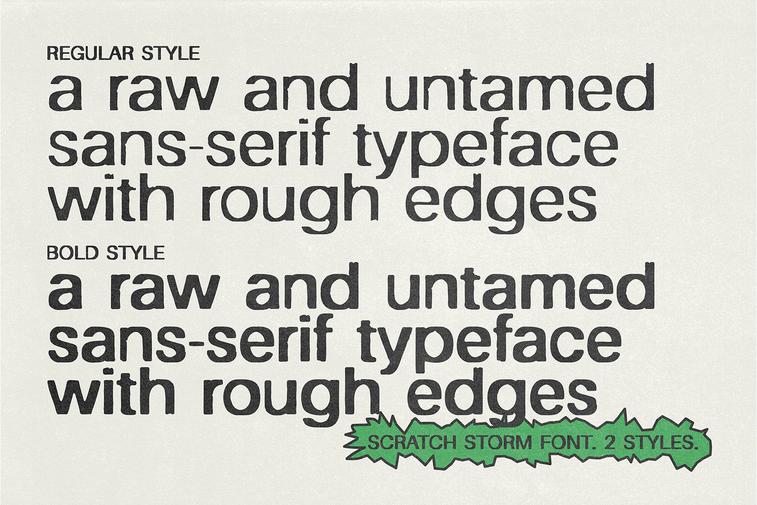 Scratch Storm Rebellious Textured Typeface - secret-cache