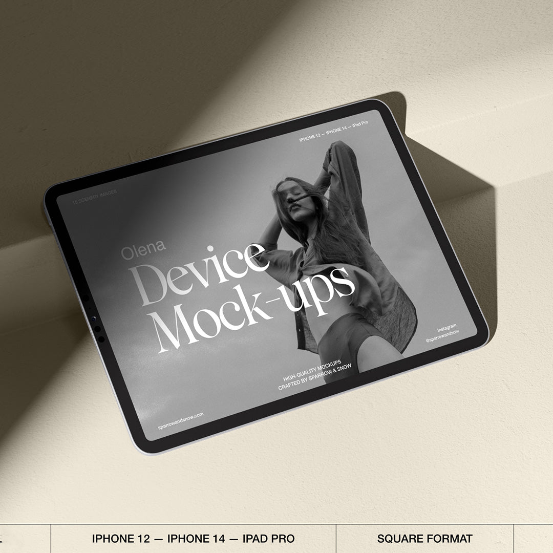 Olena - Device Mockups - secret-cache