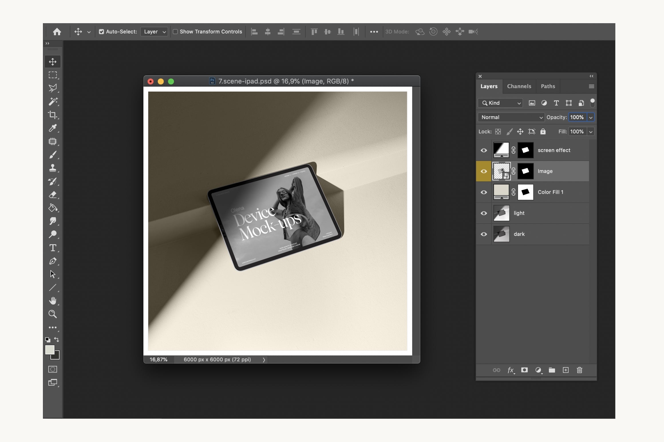 Olena - Device Mockups - secret-cache