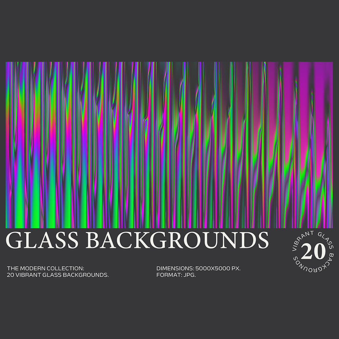 20 Vibrant Glass Backgrounds - secret-cache