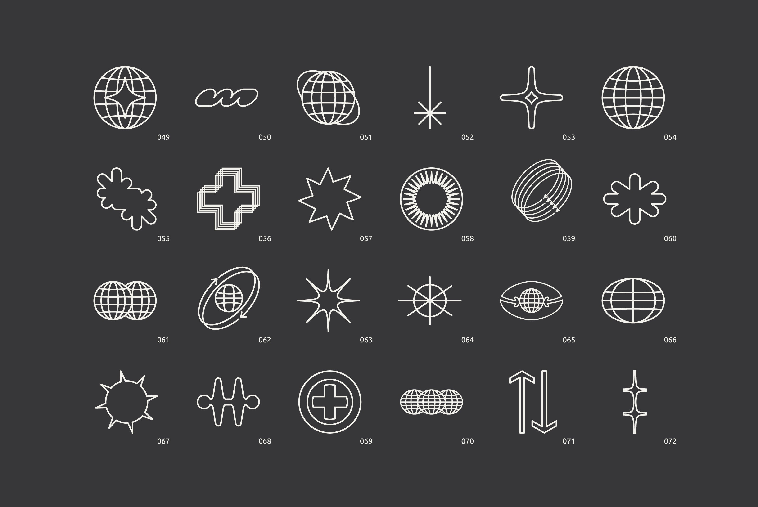 96 Linear Vector Shapes. Part 1 - secret-cache