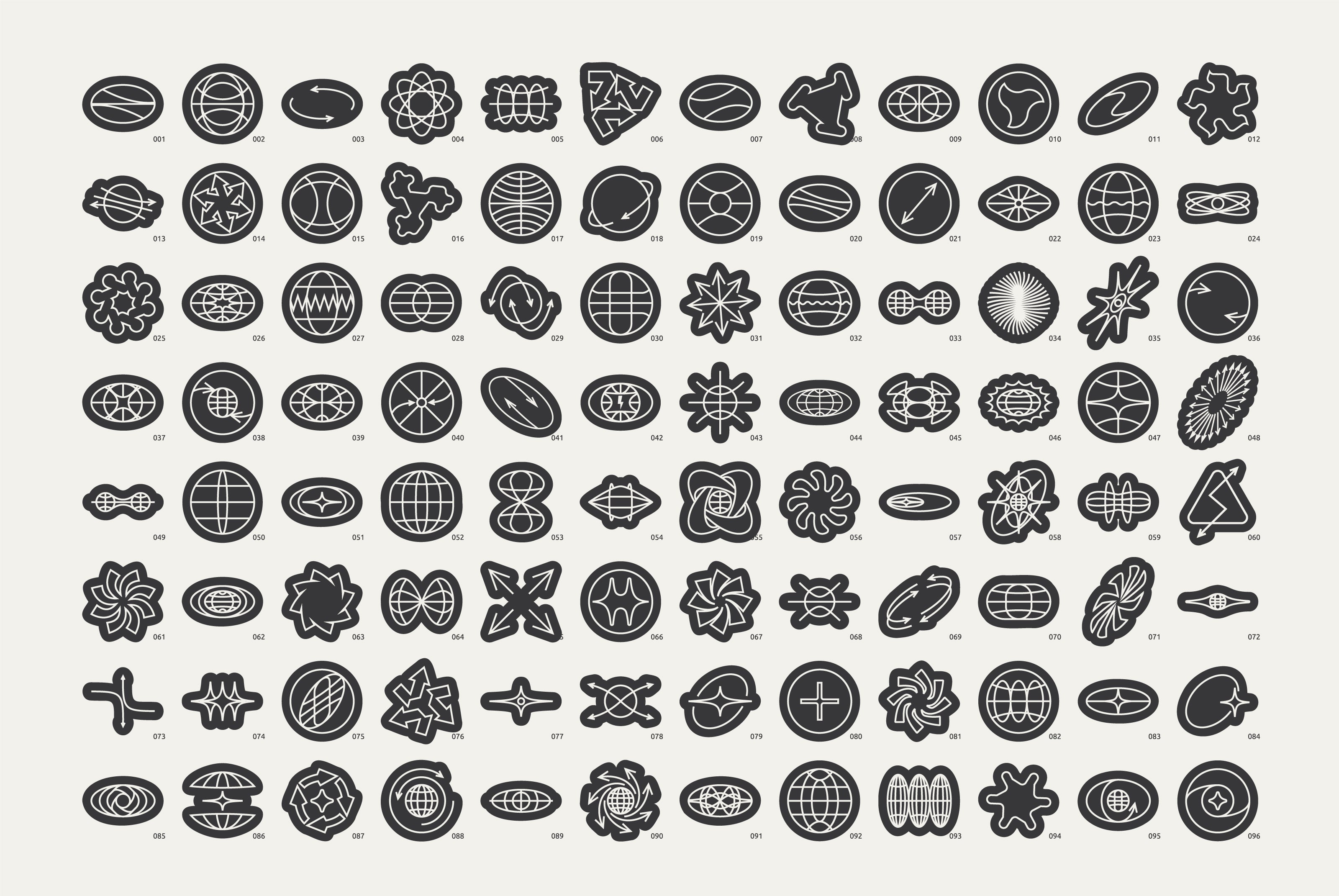 96 Linear Vector Shapes. Part2 - secret-cache
