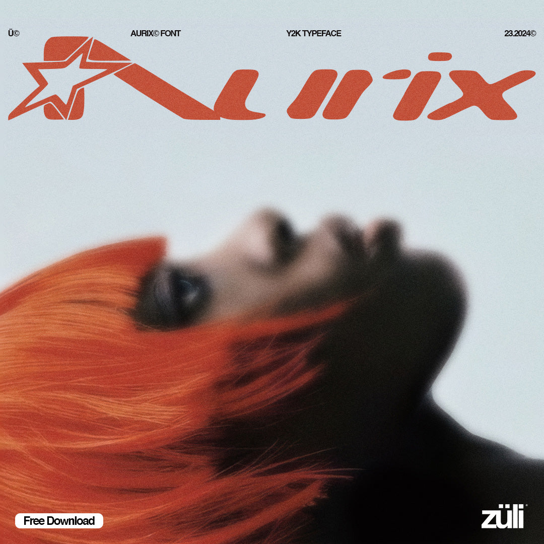 Aürix - Y2k Typeface - secret-cache