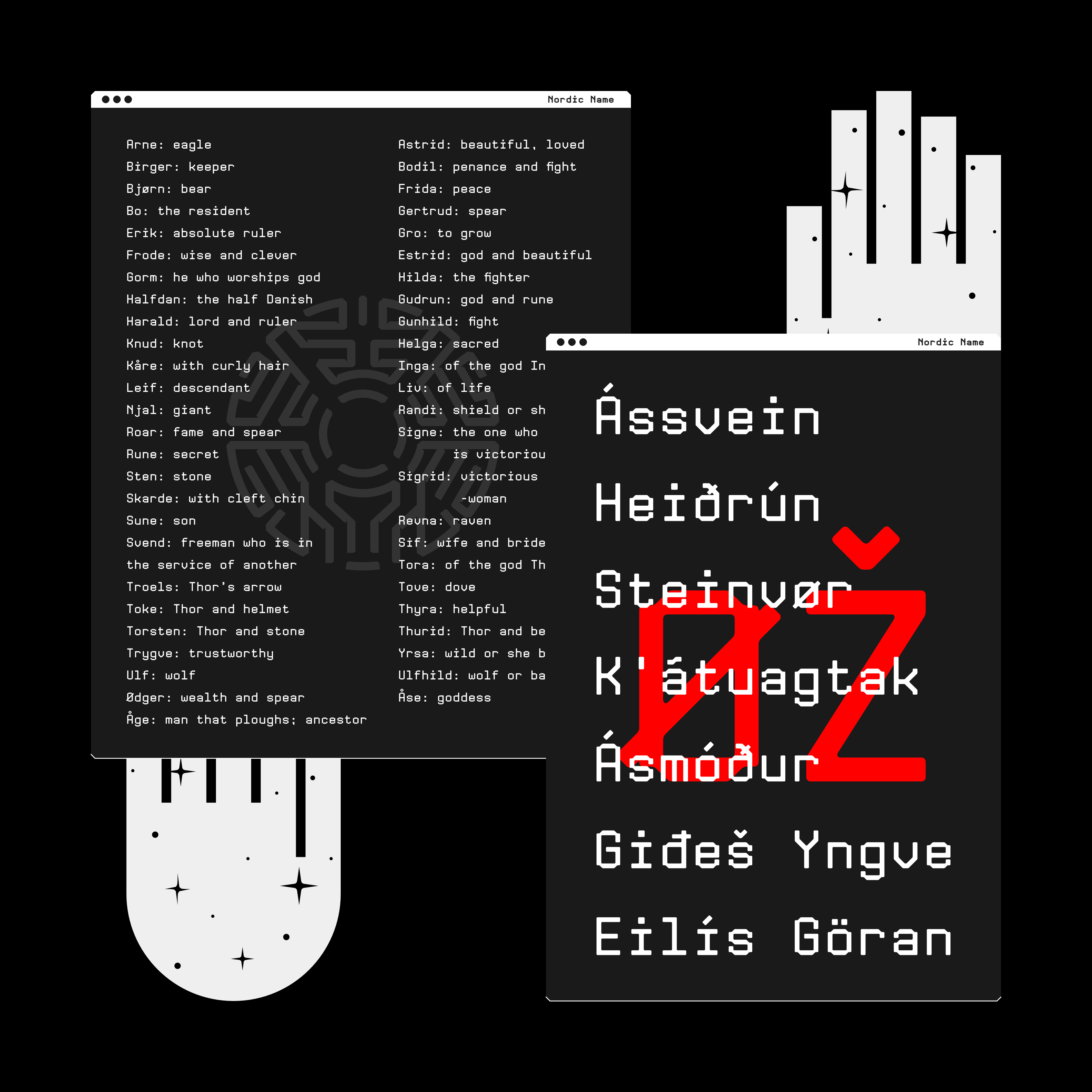 Astro Monospaced Typeface