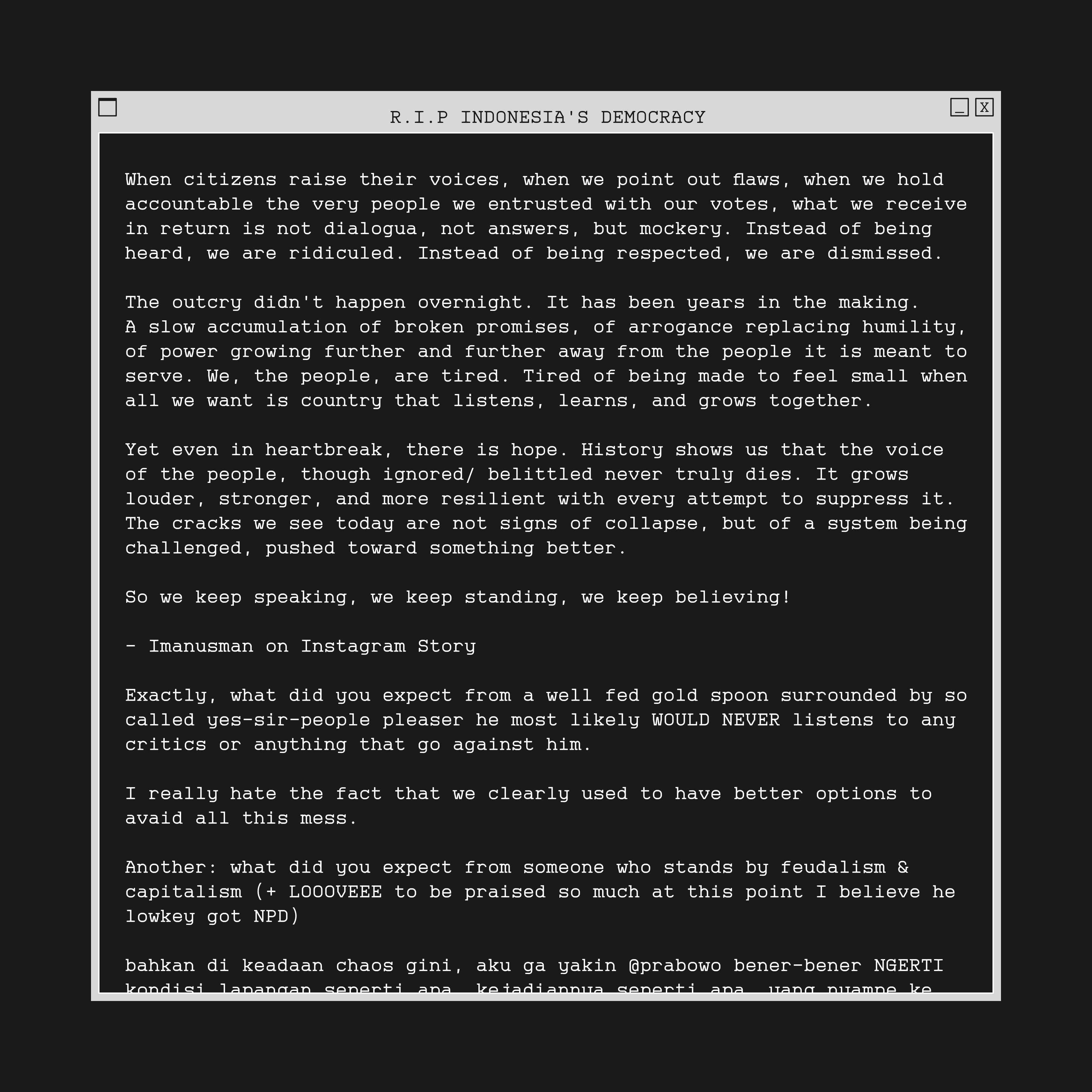 REGAR MONOSPACED FONT FAMILY