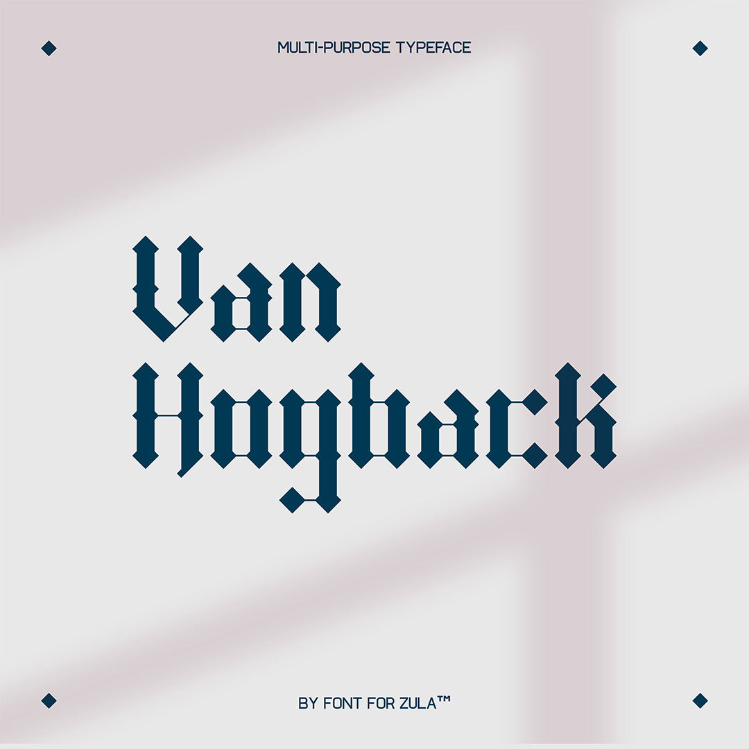 Van Hogback Typeface