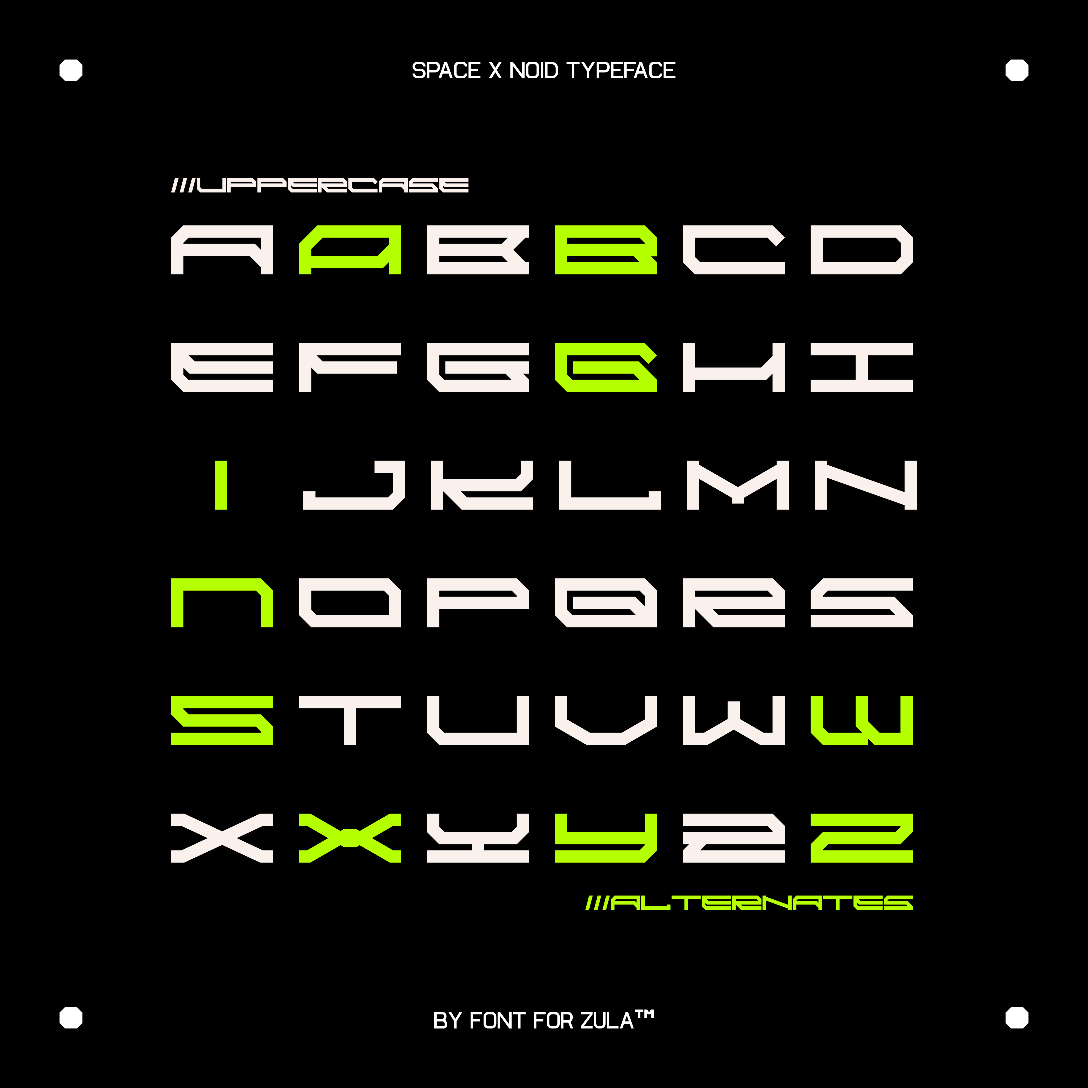 Space X Noid Typeface