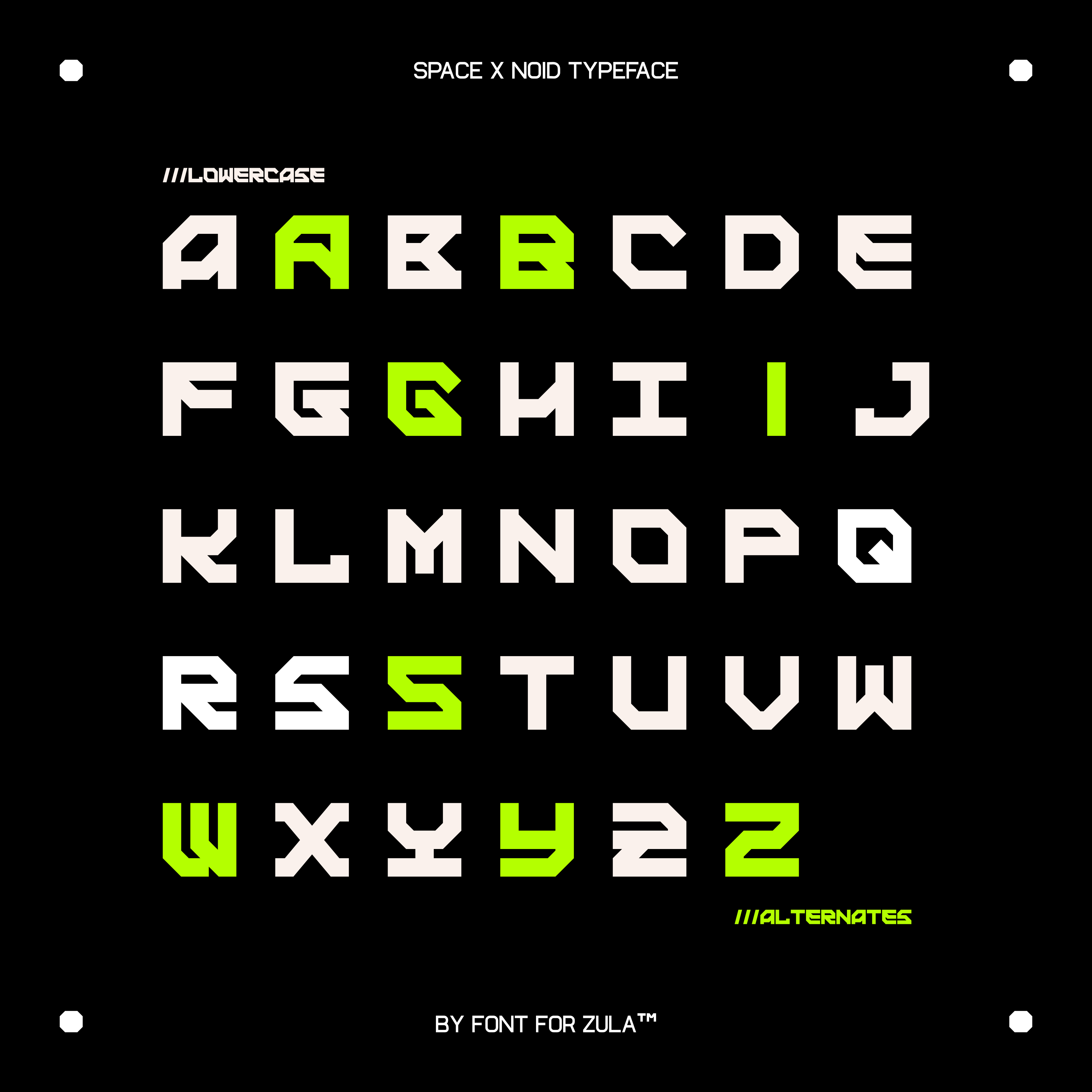 Space X Noid Typeface