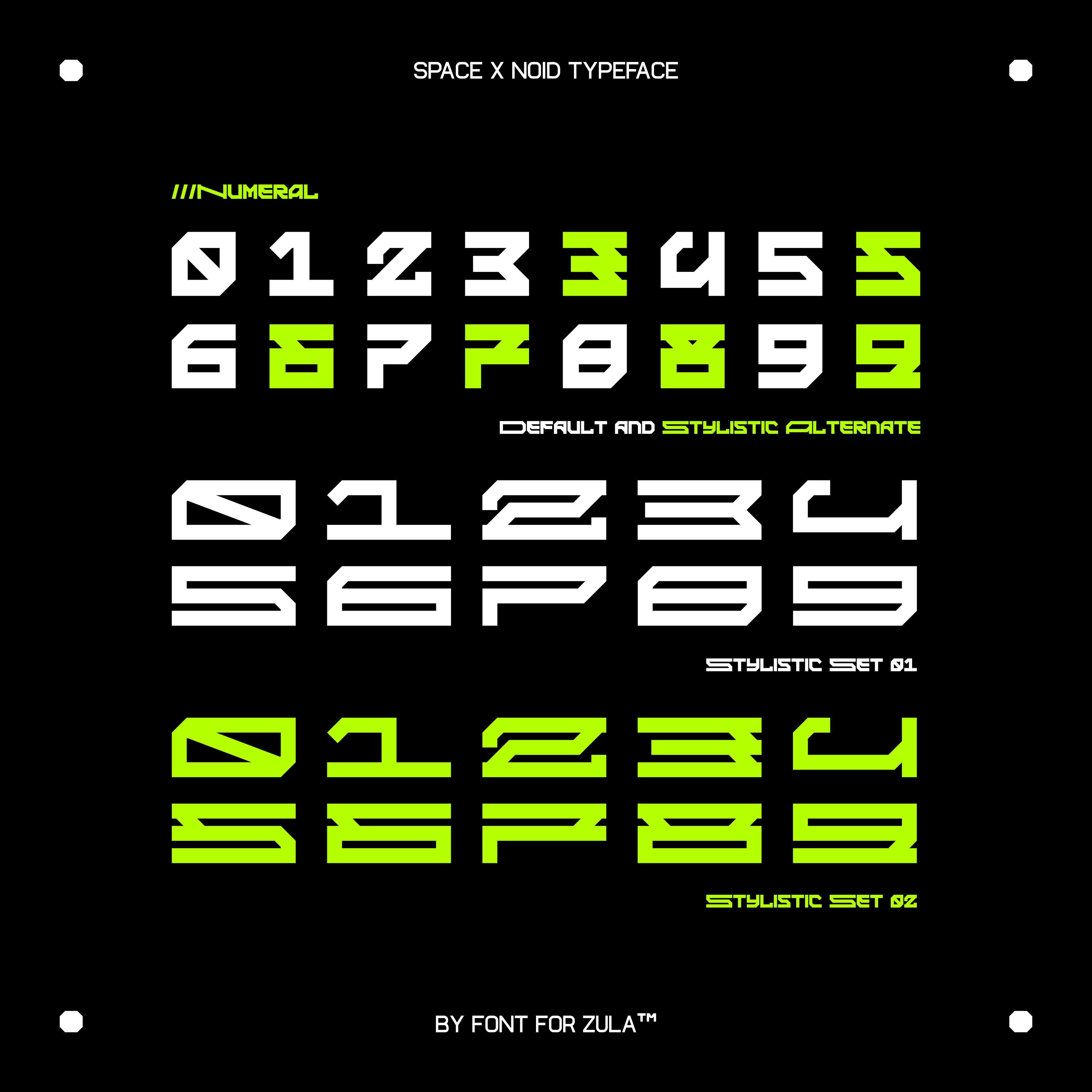 Space X Noid Typeface